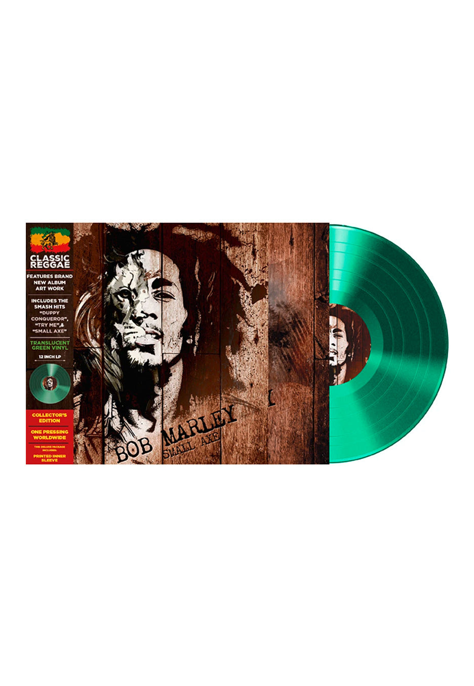 Bob Marley Small Axe Ltd. Transparent Green - Vinyl | Impericon