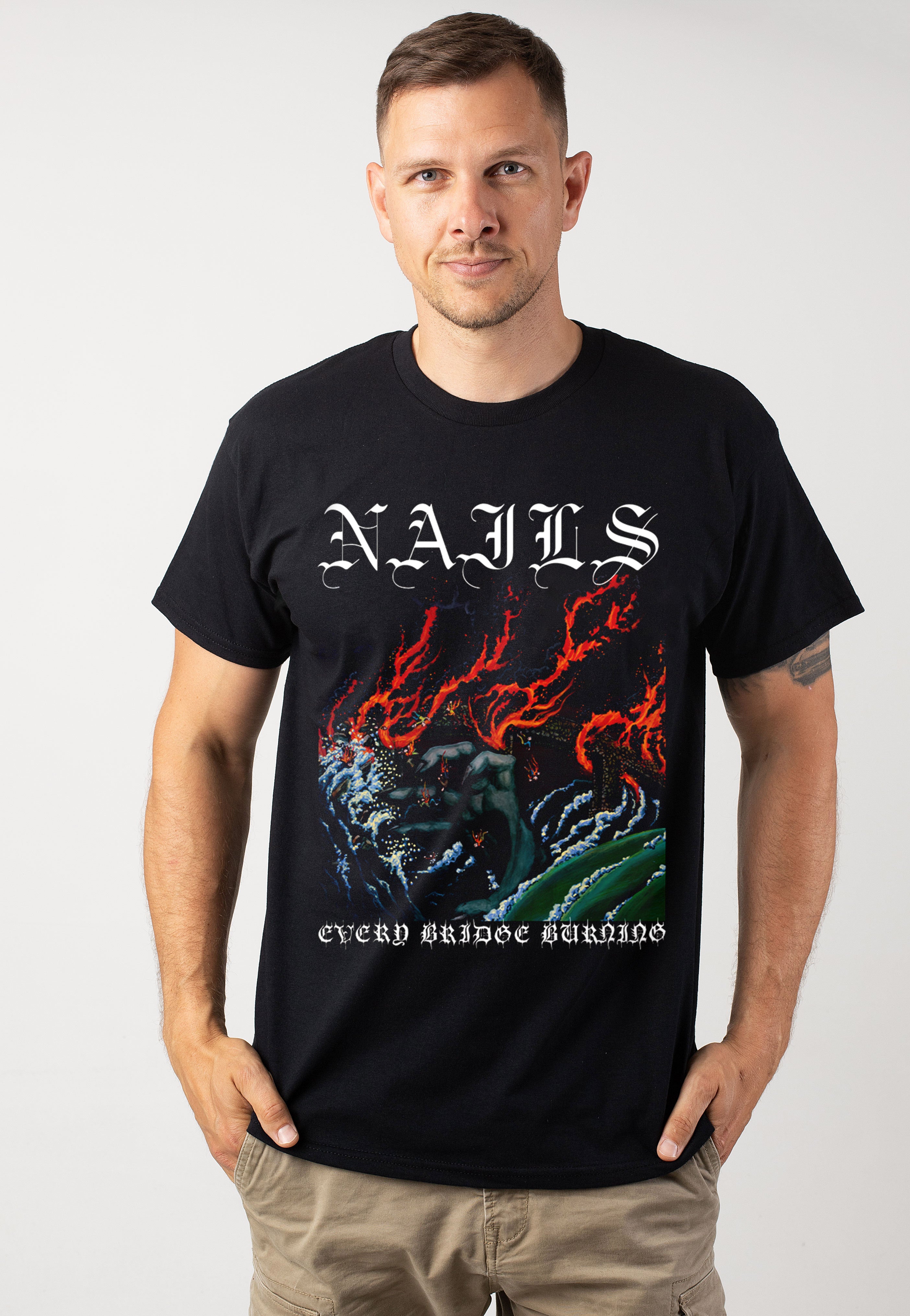 Nails - Every Bridge Burning Hand - T-Shirt | Impericon