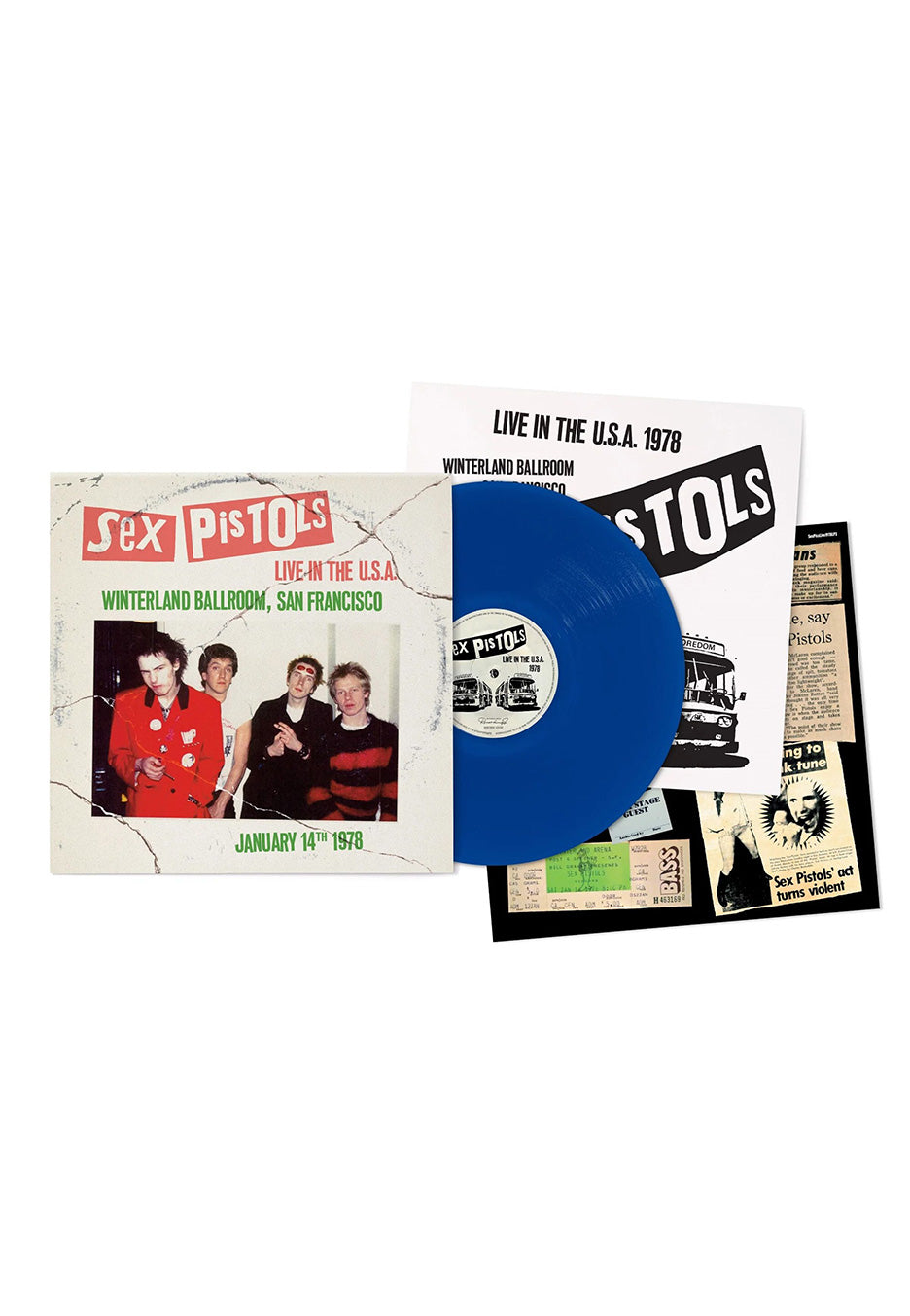 Sex Pistols - Live In The USA 1978: San Francisco Ltd. Blue - Colored