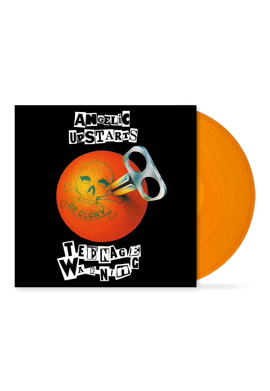 Angelic Upstarts Teenage Warning Ltd. Orange - Colored Vinyl
