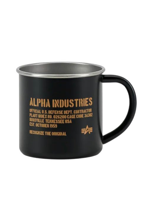 Alpha Industries Alpha Steel Black - Tasse