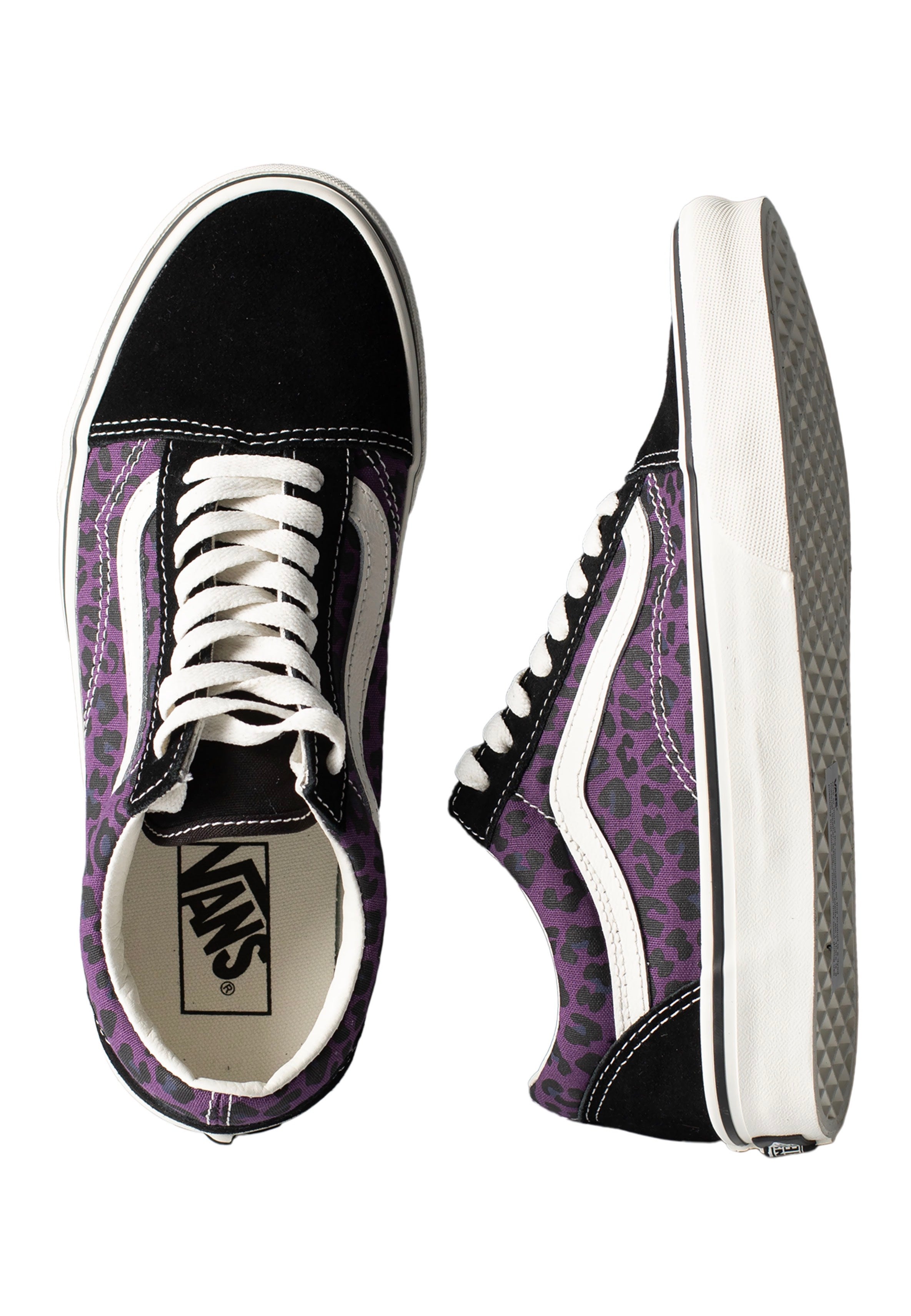 Léopard Les Vans Chaussures Pour Fille Vans Authentic Black