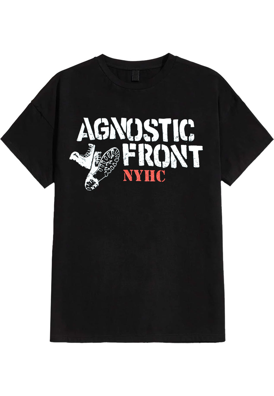 Agnostic Front - Stencil Boots - T-Shirt | Impericon