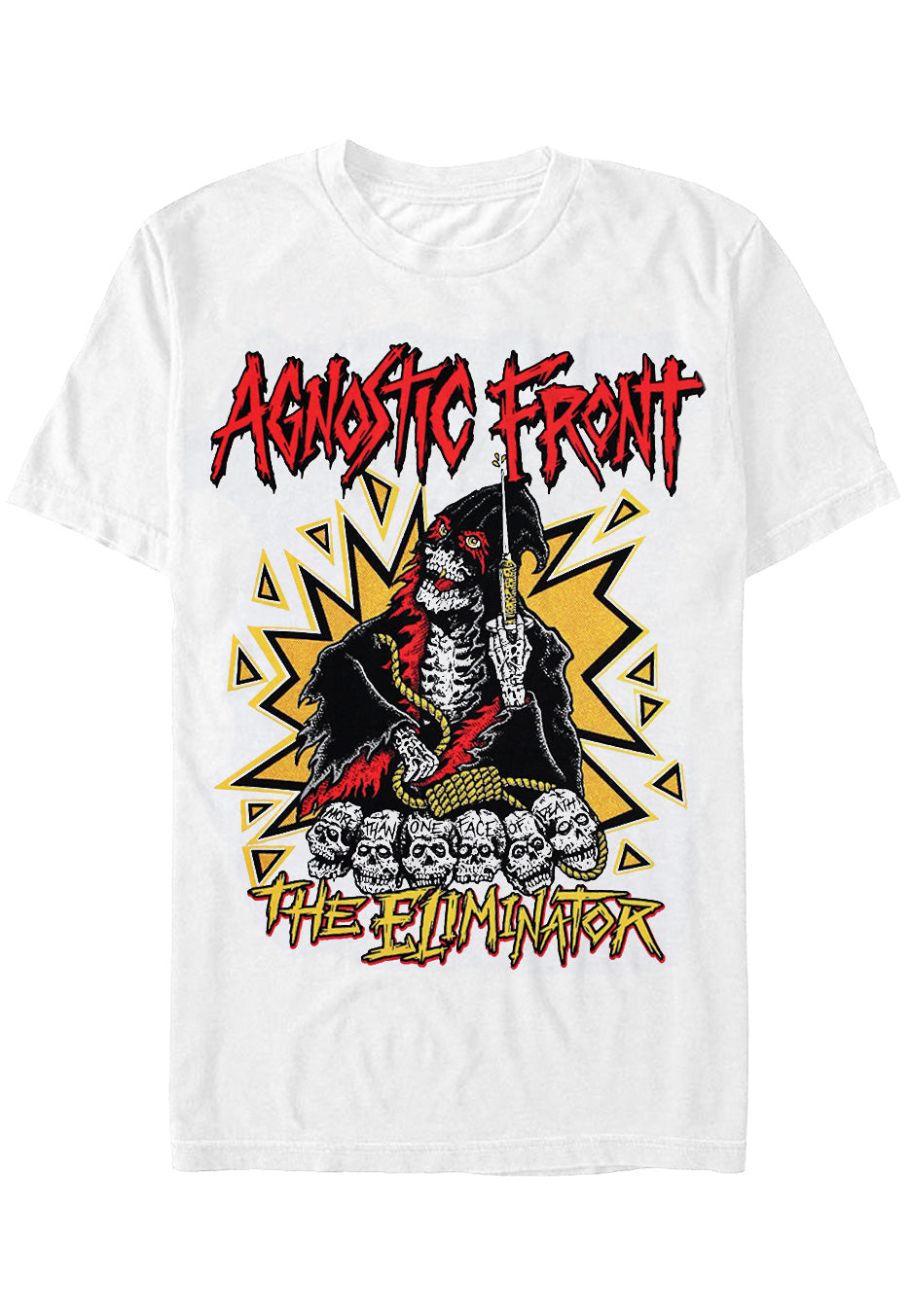Agnostic Front - The Eliminator White - T-Shirt | Impericon