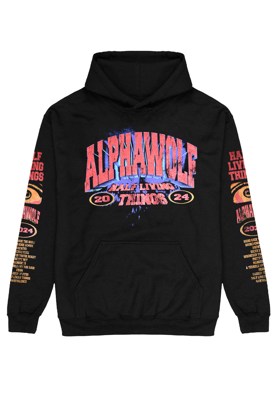 Alpha Wolf Half Living Things - Hoodie | Impericon