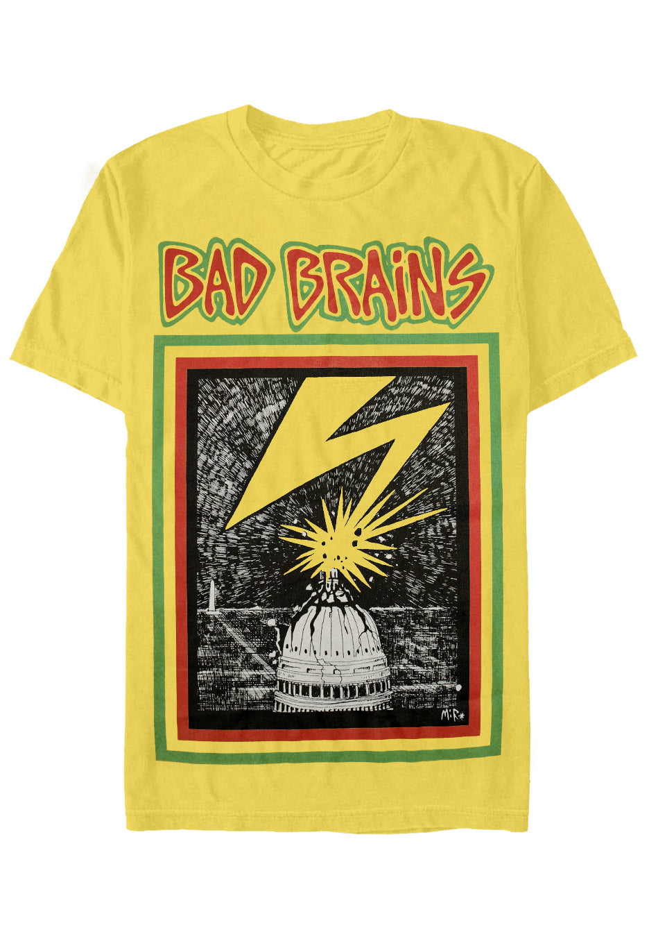 bad brains Tシャツ Mサイズ Bad Brains Bad Brains Yellow - Camiseta | Impericon