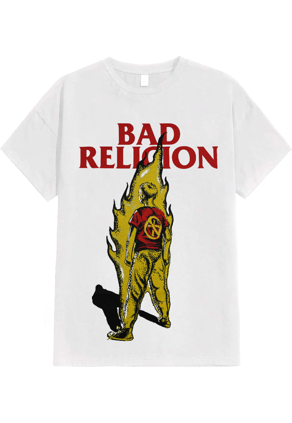Bad Religion Boy On Fire White - T-Shirt | Impericon