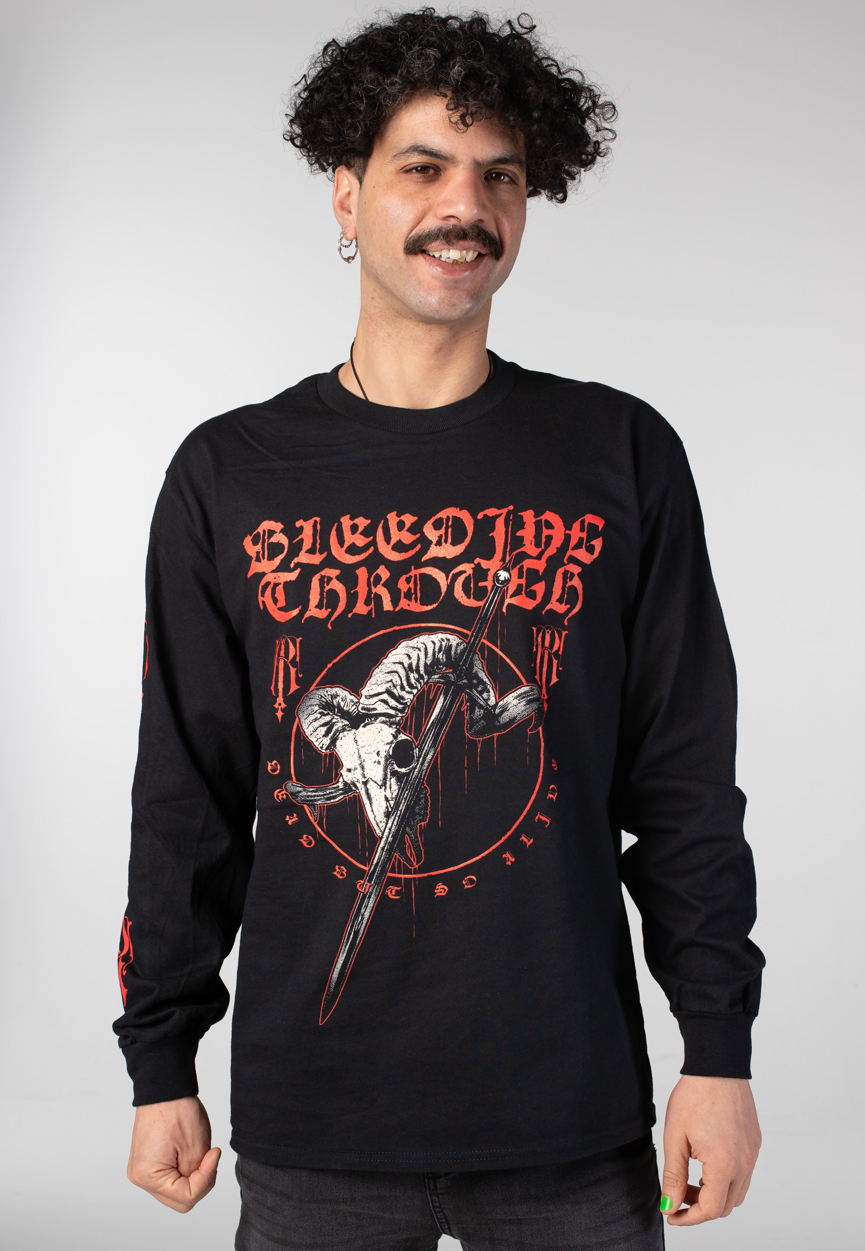 Bleeding Through - Ram Skull - Longsleeve | Impericon