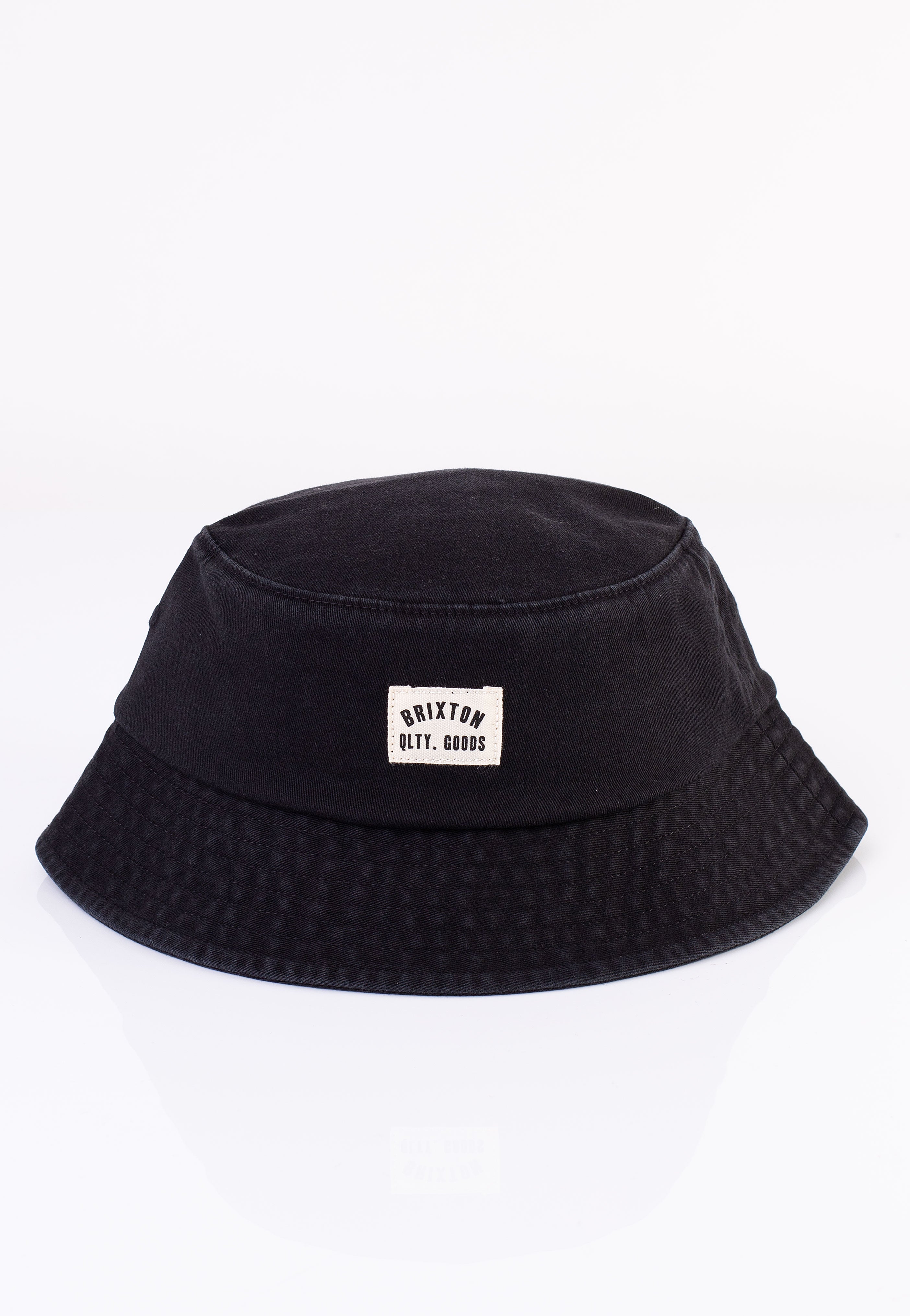 Brixton Woodburn Packable Black Sol Wash - Bucket Hat | Impericon