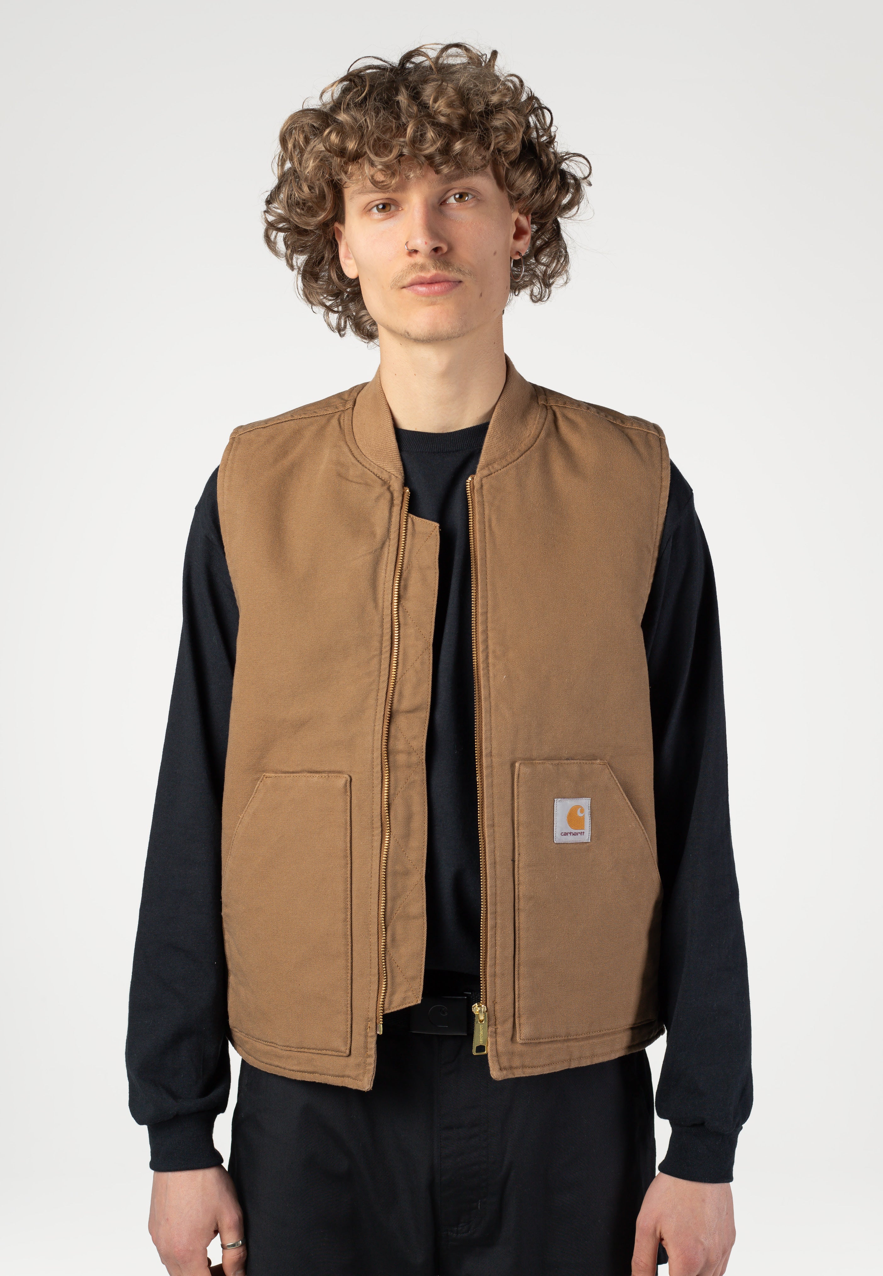 Carhartt WIP - Classic Rinsed Hamilton Brown - Vest | Impericon