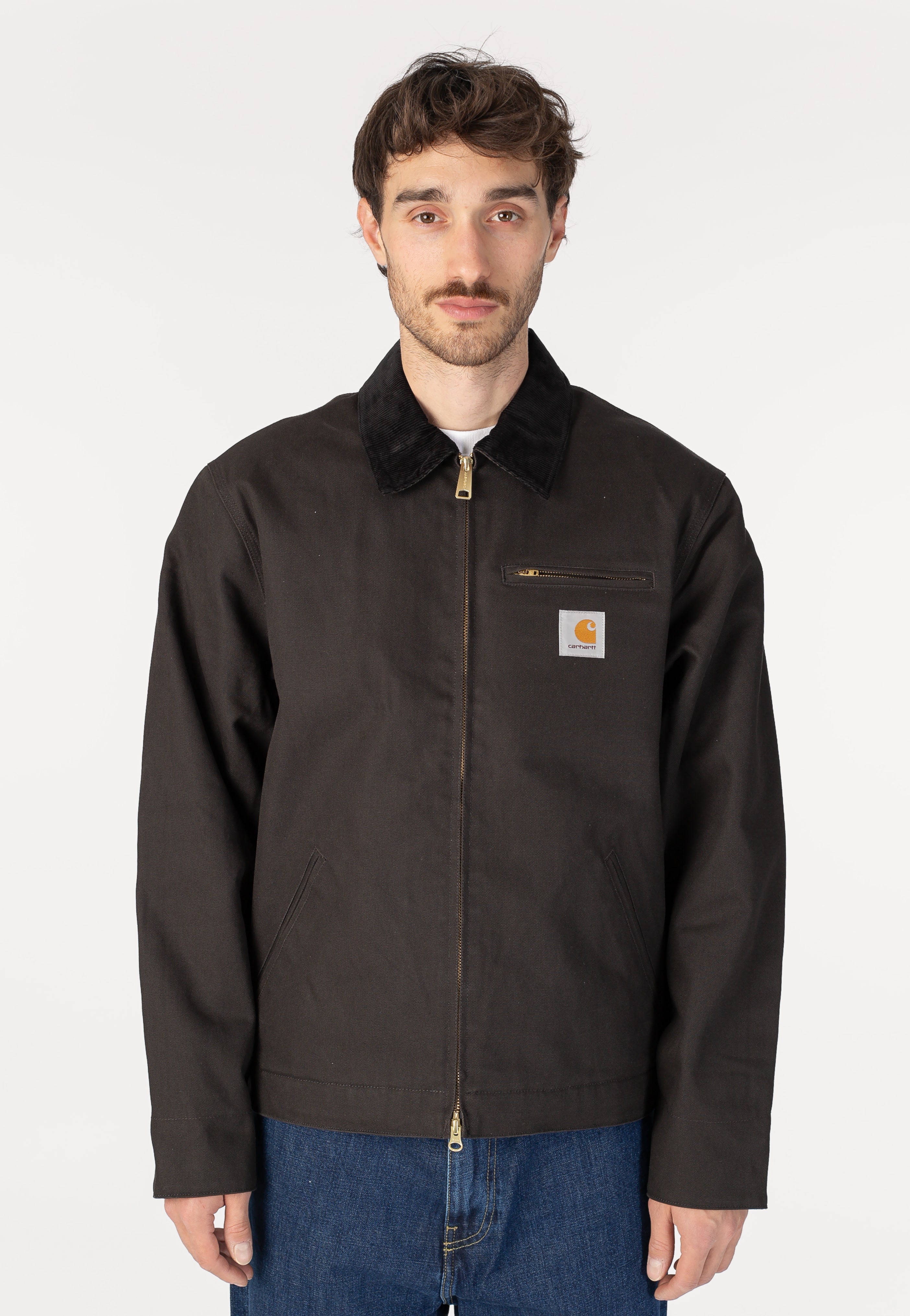 arkansas tobacco control board Carhartt WIP Detroit Jacket / Black Rigid front zip pocket Carhartt WIP Detroit Jacket S