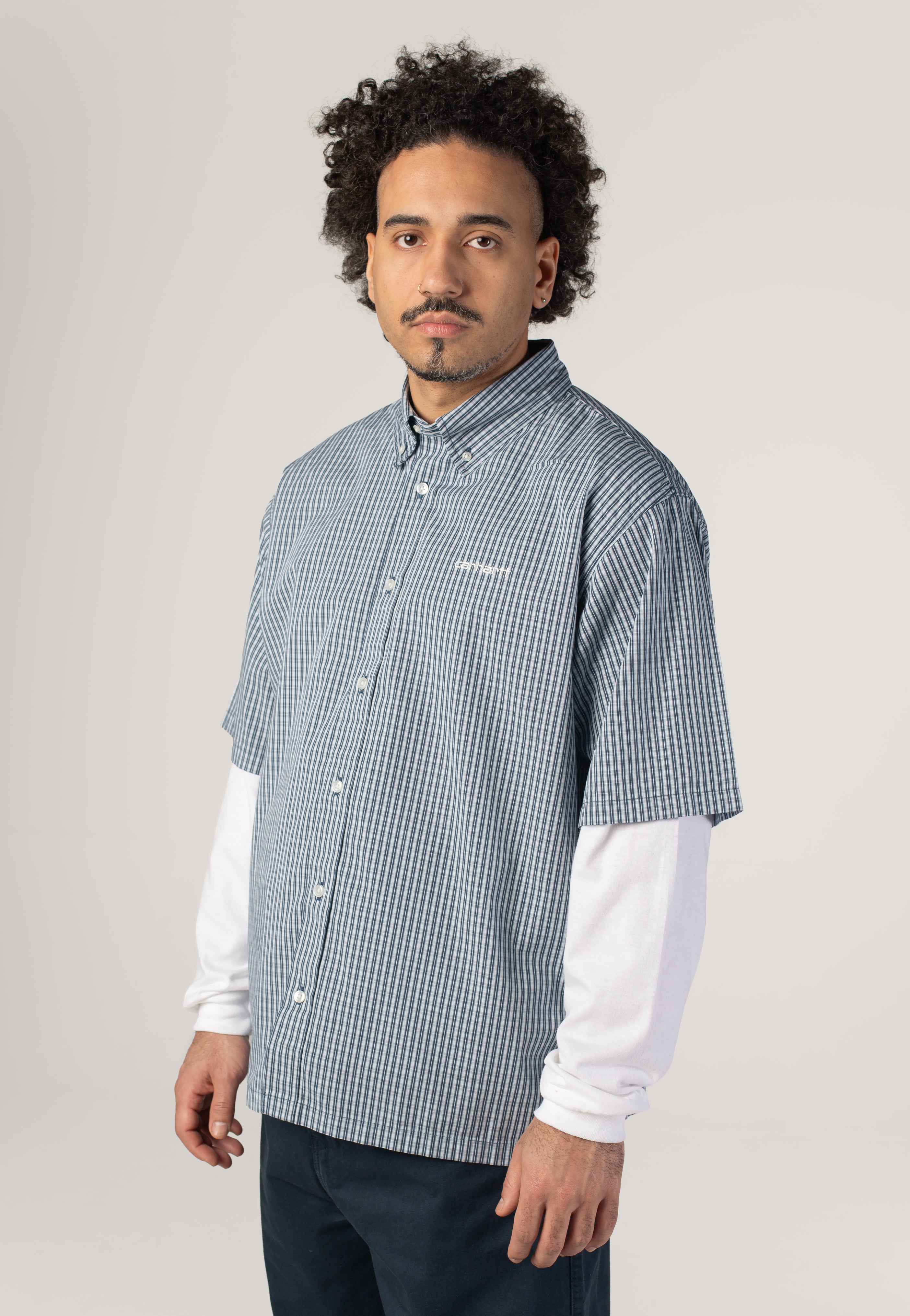 Carhartt WIP Groff Check/Blue River - Shirt | Impericon