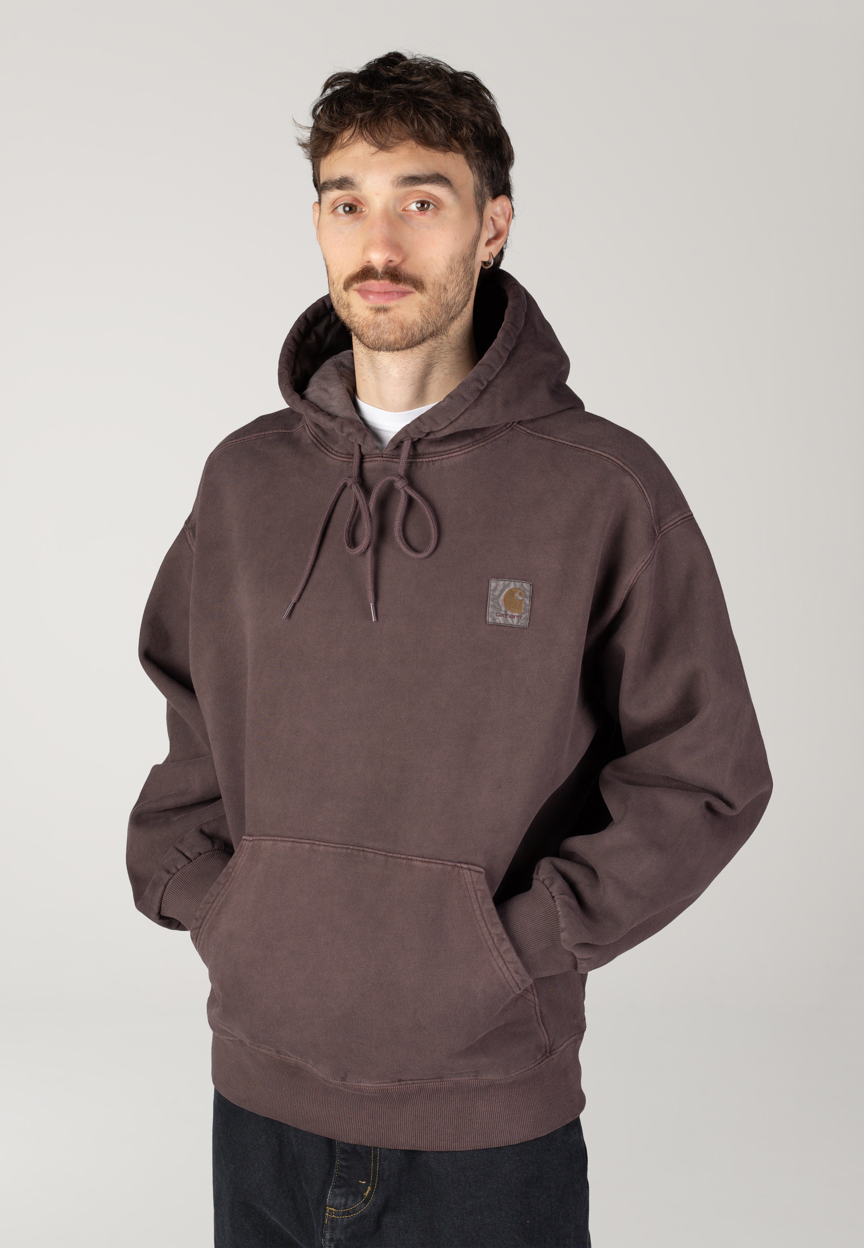 Carhartt WIP Hooded Vista Garment Dyed Palisander - Hoodie | Impericon