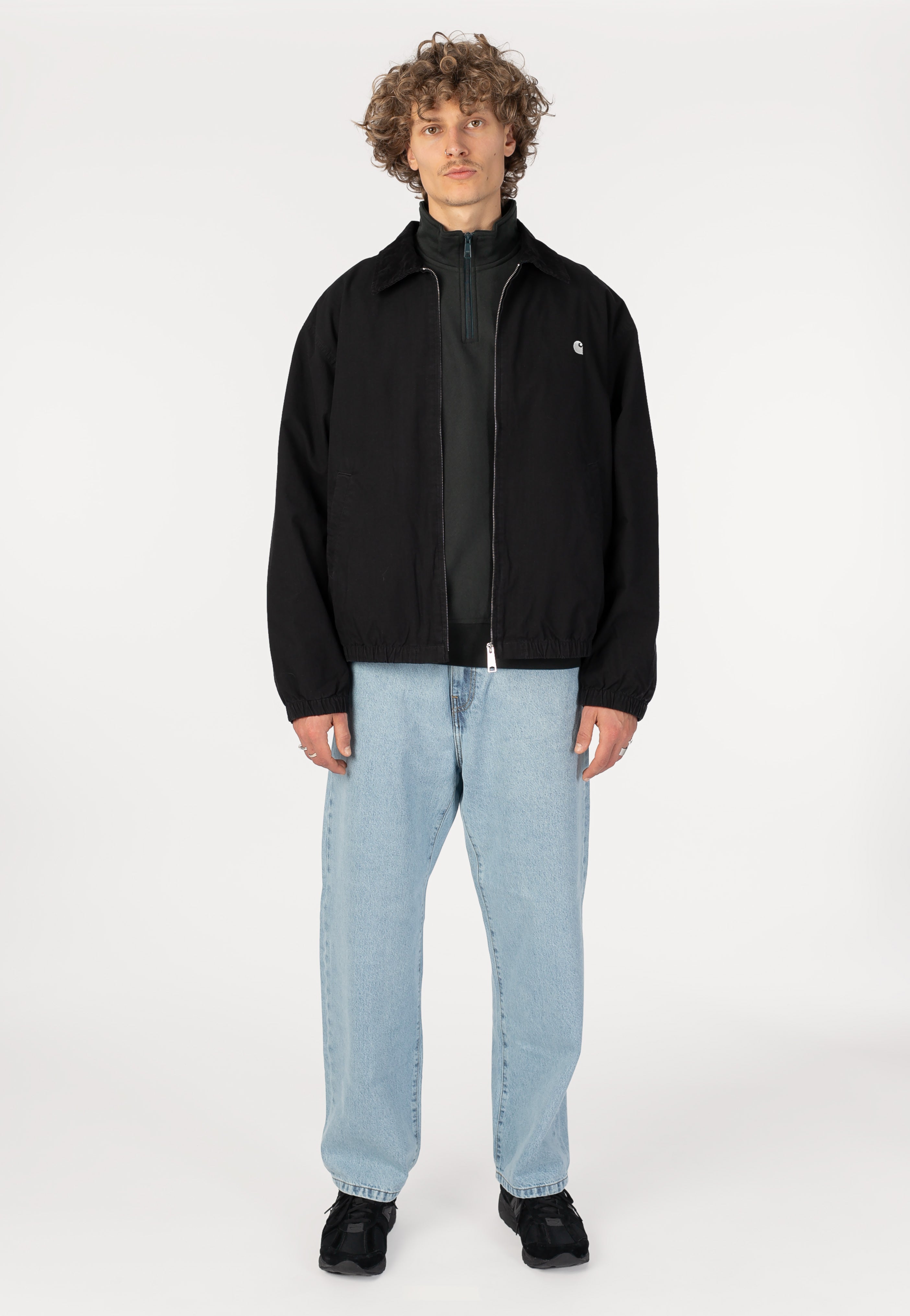Carhartt WIP Madison Ripstop Garment Dyed Black/Wax - Jacket