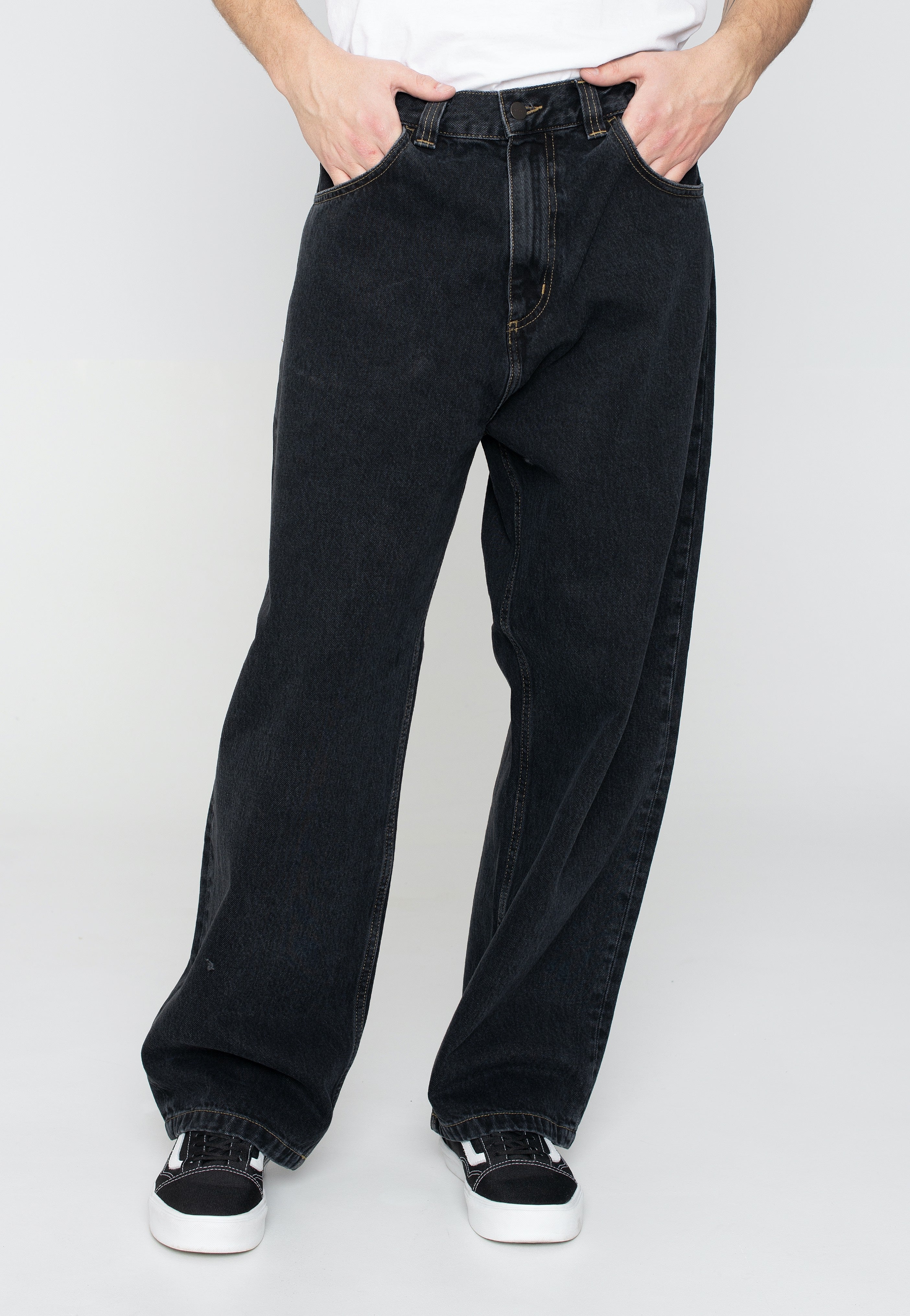 Carhartt WIP Brandon Stone Washed Black - Jeans | Impericon