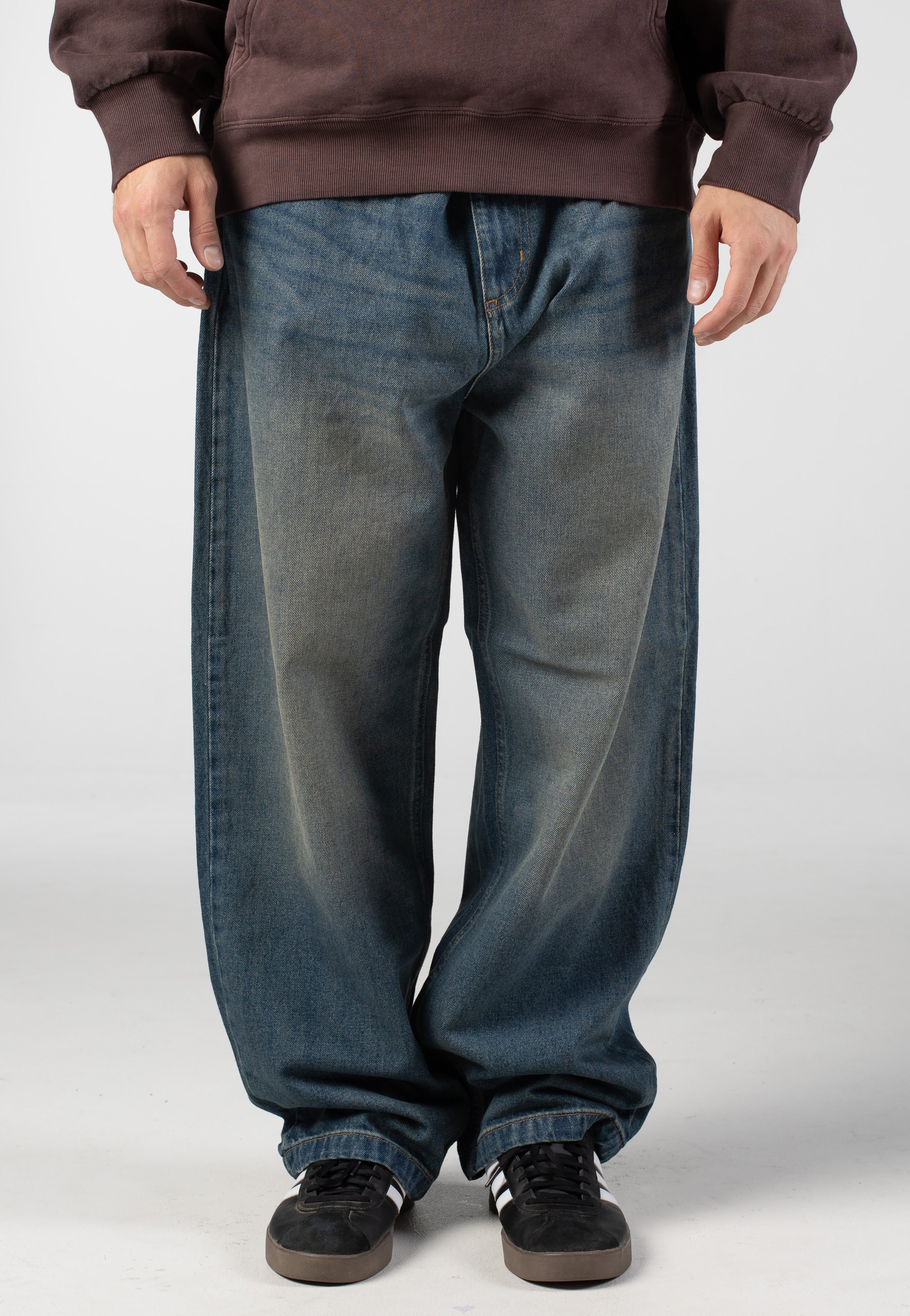 Carhartt WIP Brandon Worn Used Wash Blue - Jeans | Impericon