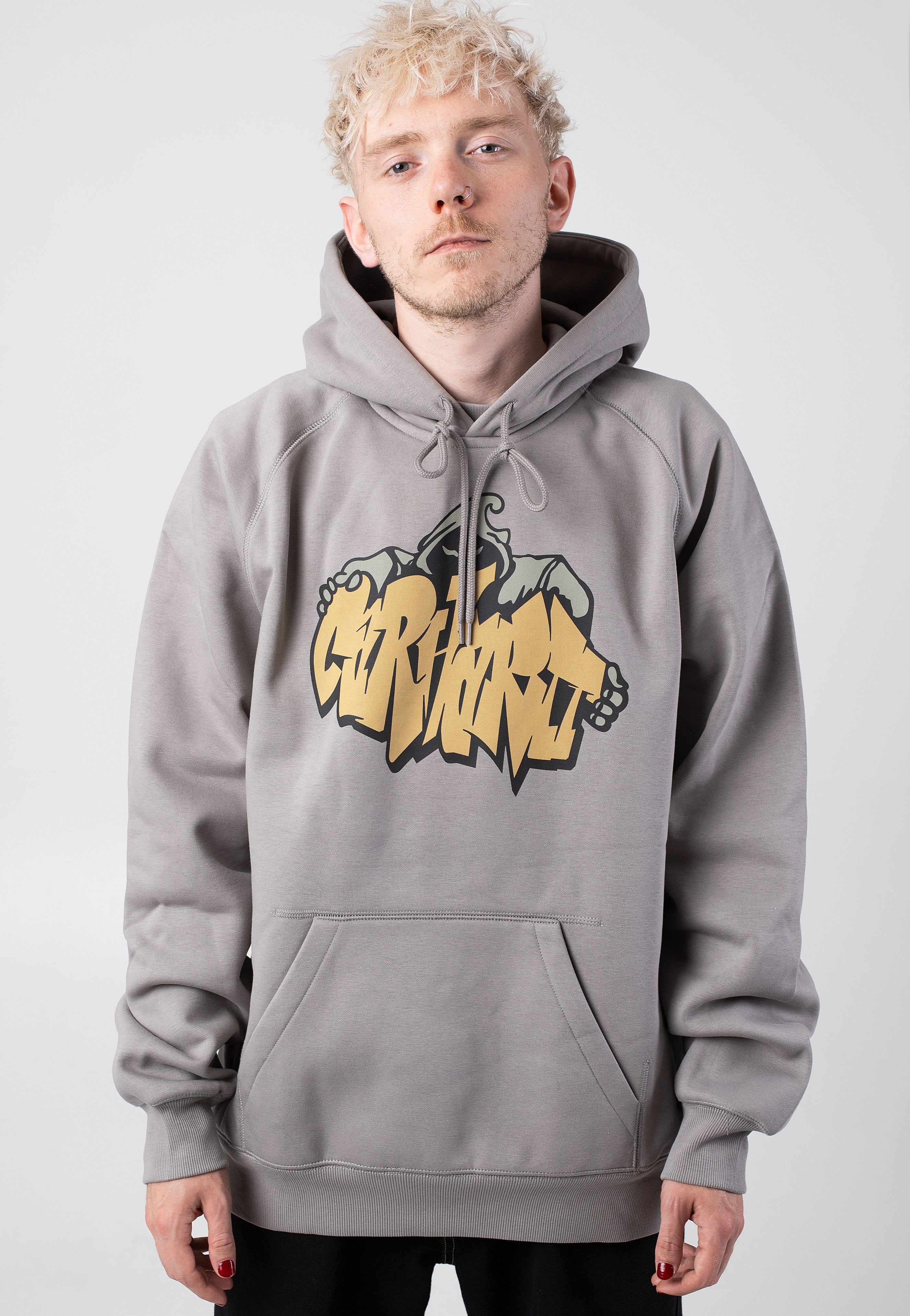 Carhartt WIP - Hooded Yute Misty Grey - Hoodie | Impericon