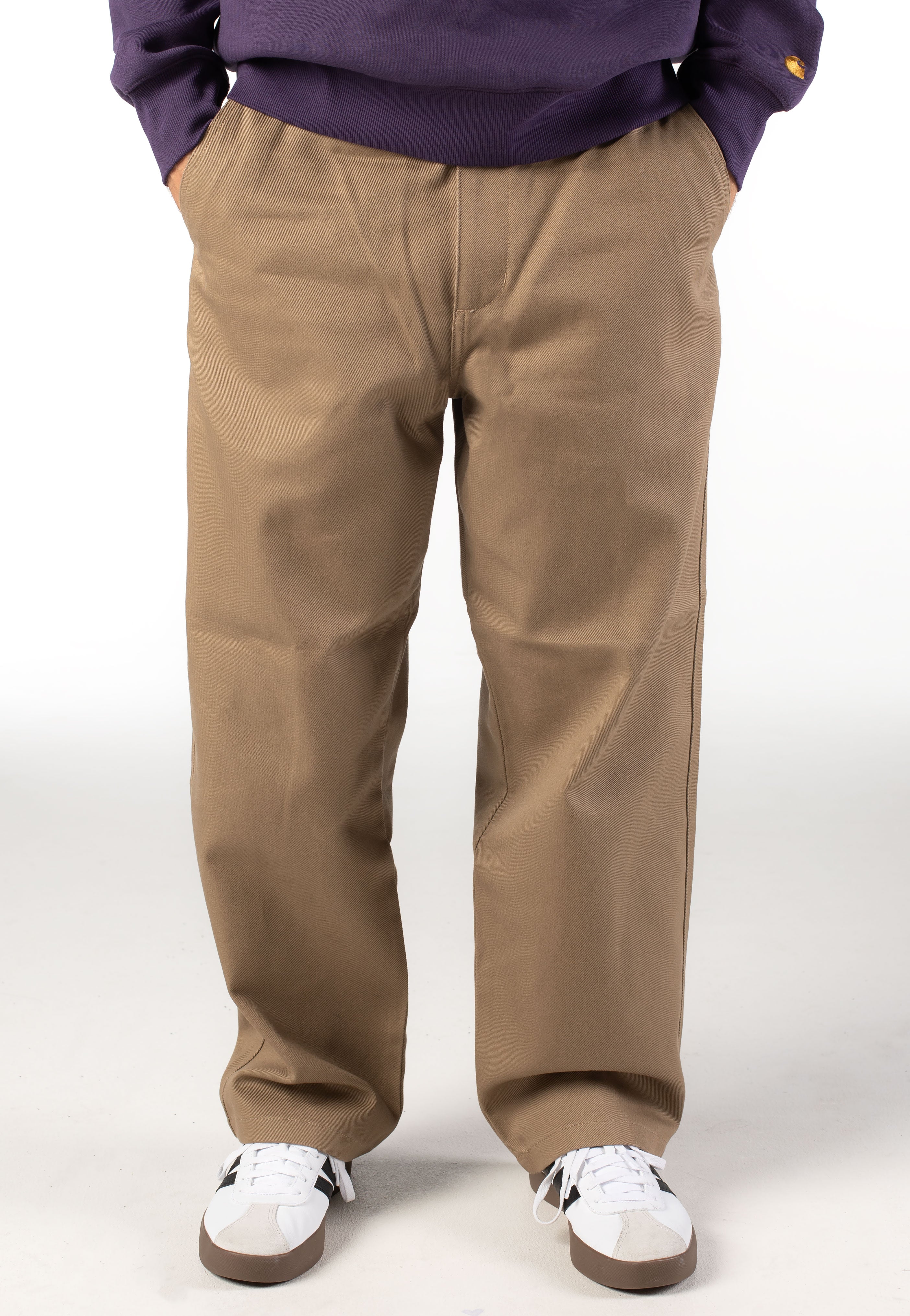 Carhartt WIP - Module Pant Rigid Leather - Pants - brown - W33