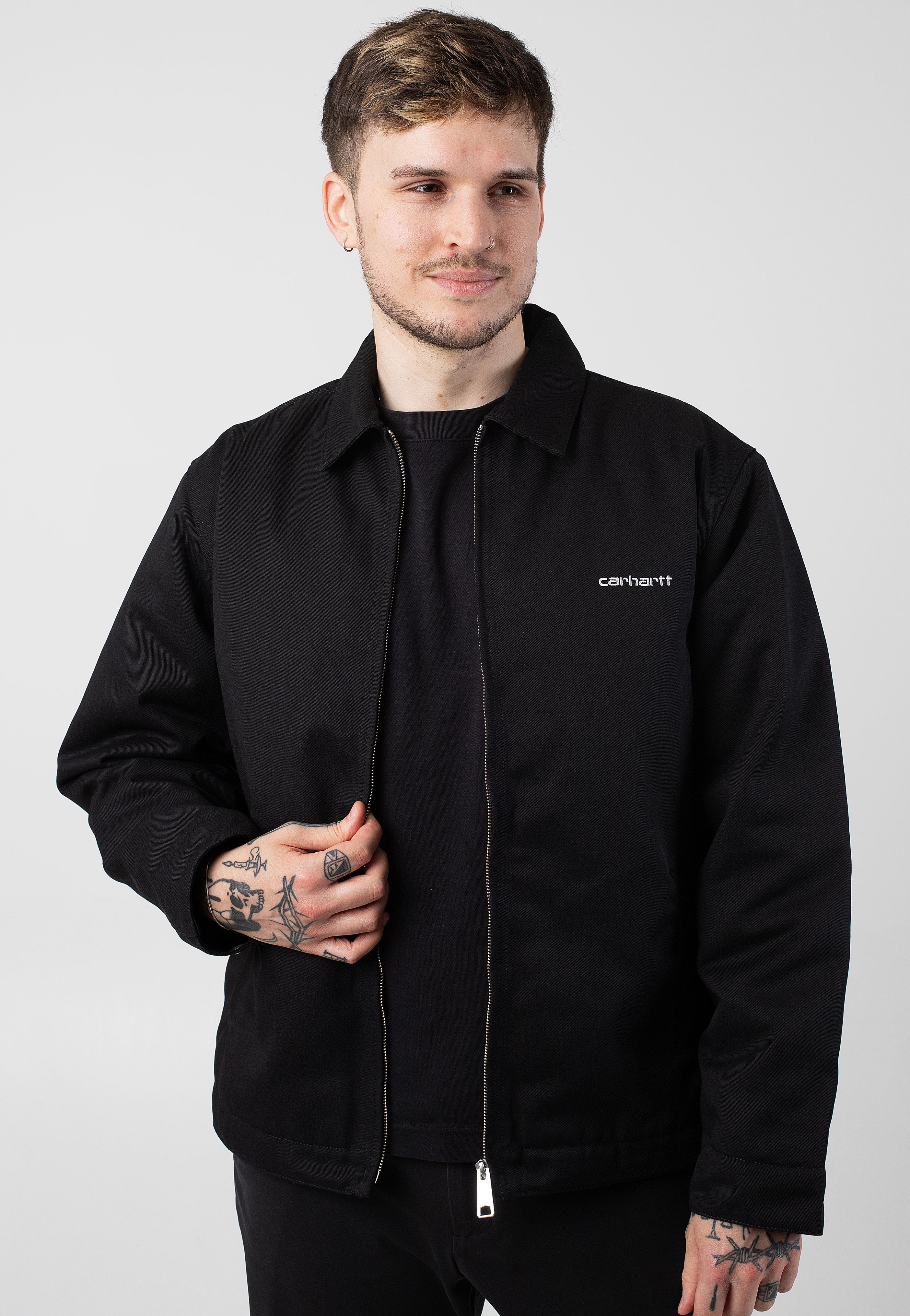 Carhartt WIP Module Script Rigid Black/White - Jacket | Impericon