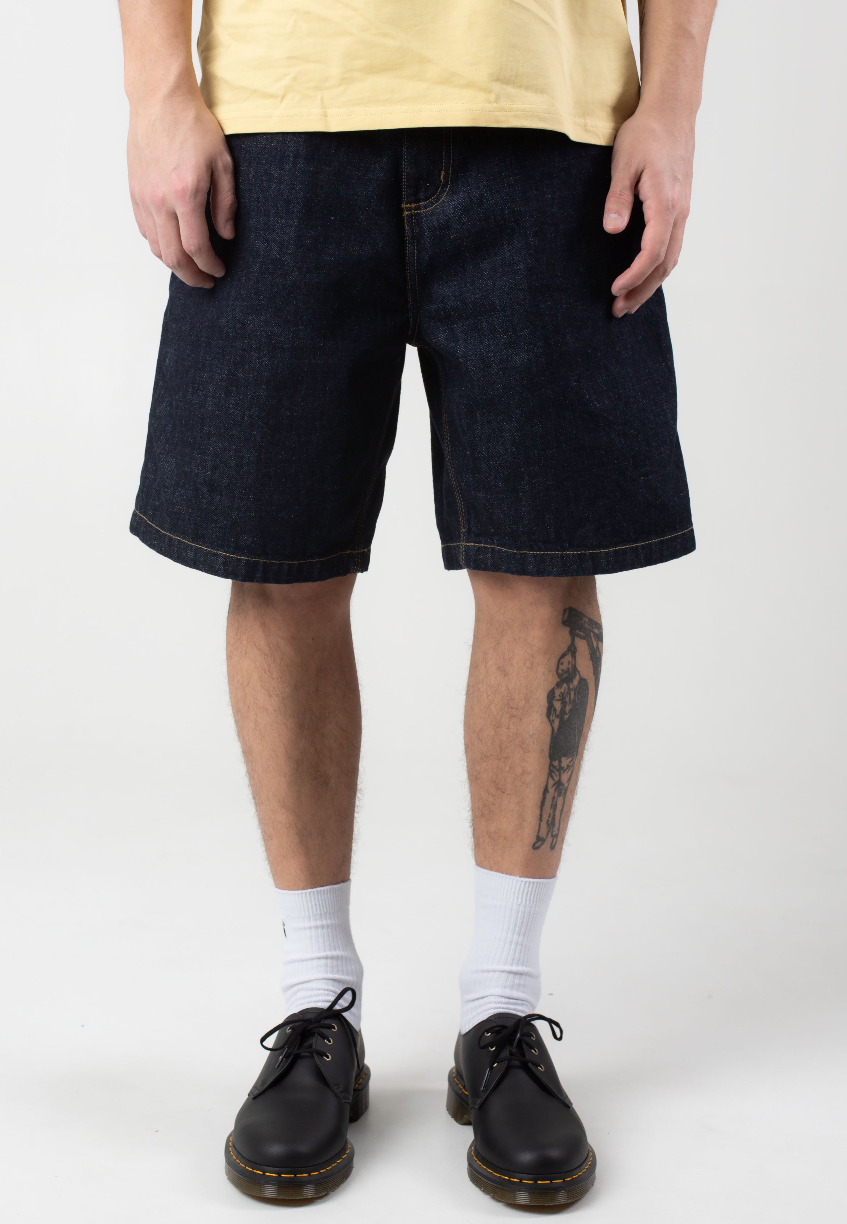 Carhartt WIP OG Single Knee Rinsed Blue - Shorts | Impericon
