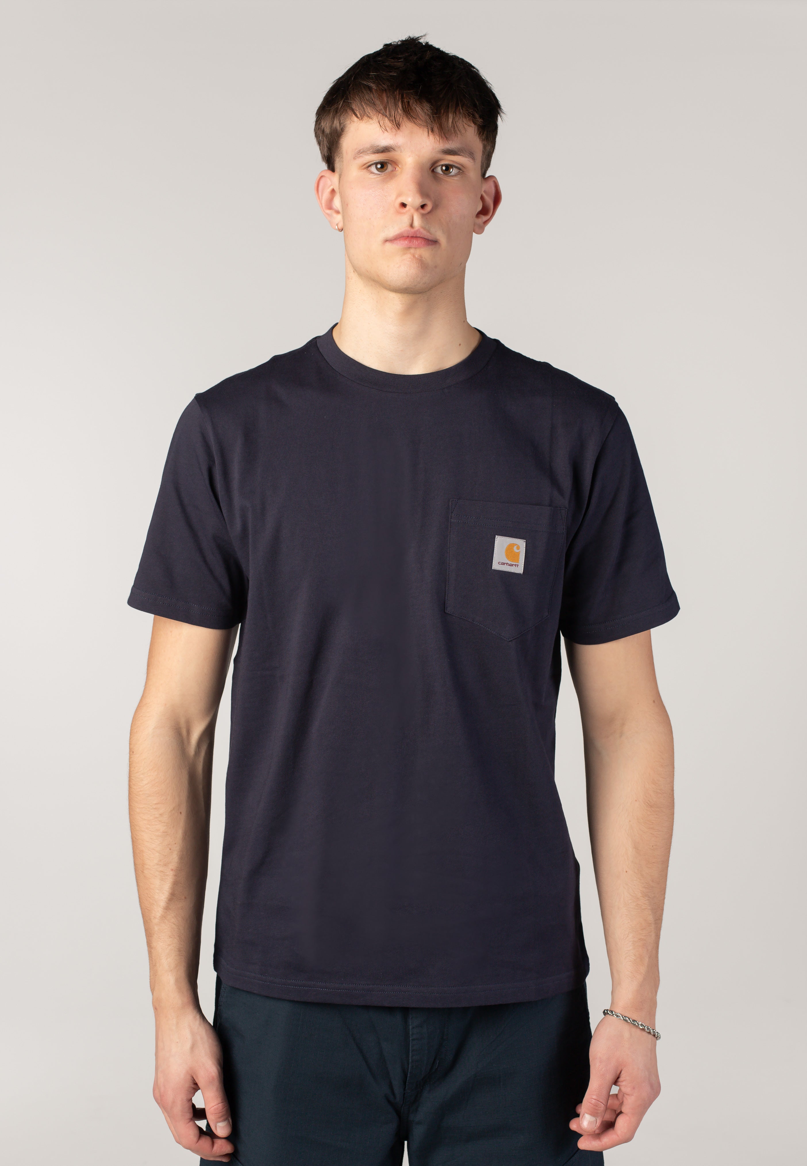 Carhartt WIP Pocket Dark Navy - T-Shirt | Impericon Carhartt ネイビーtシャツ