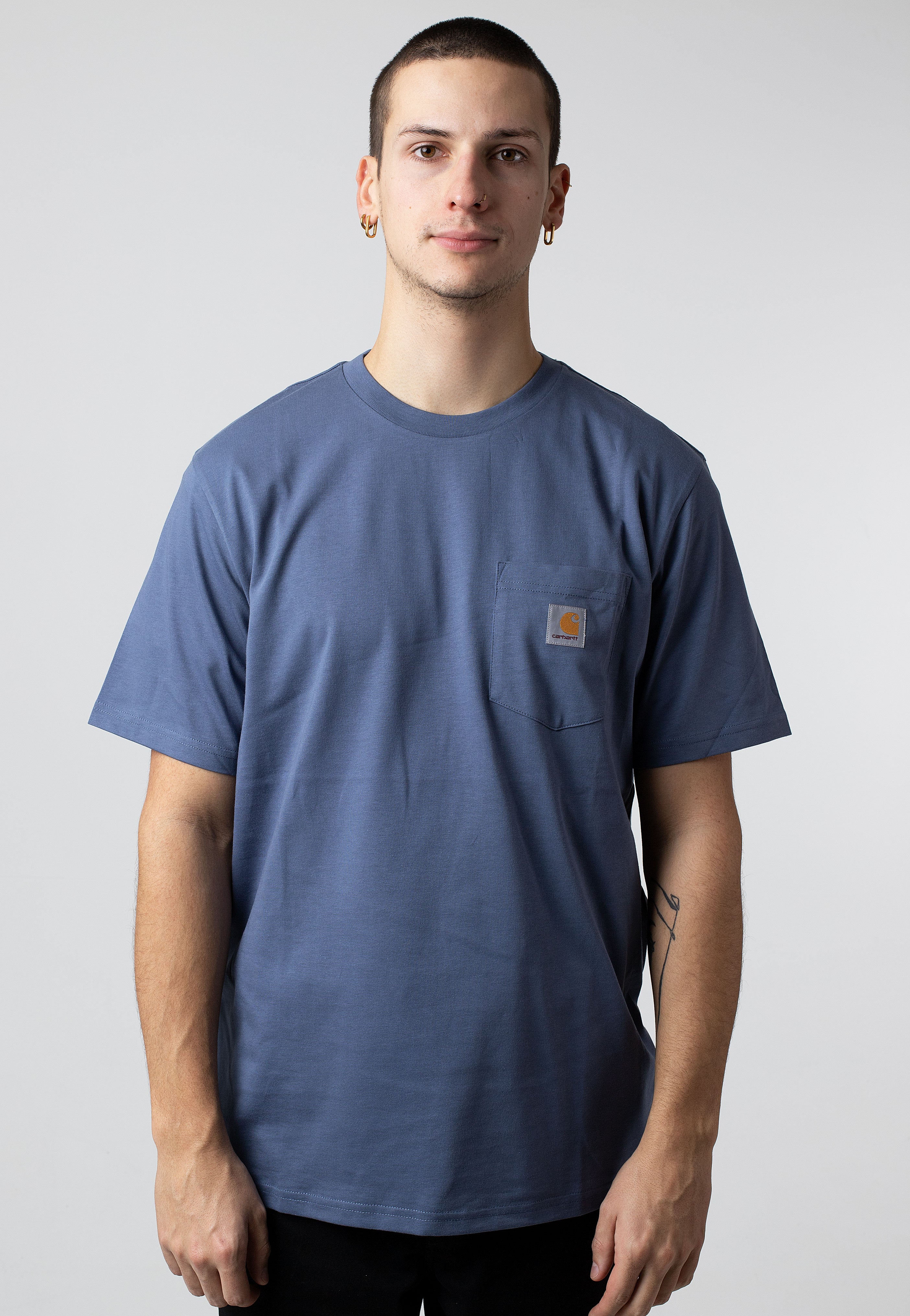 Carhartt WIP - Pocket Hudson Blue - T-Shirt | Impericon