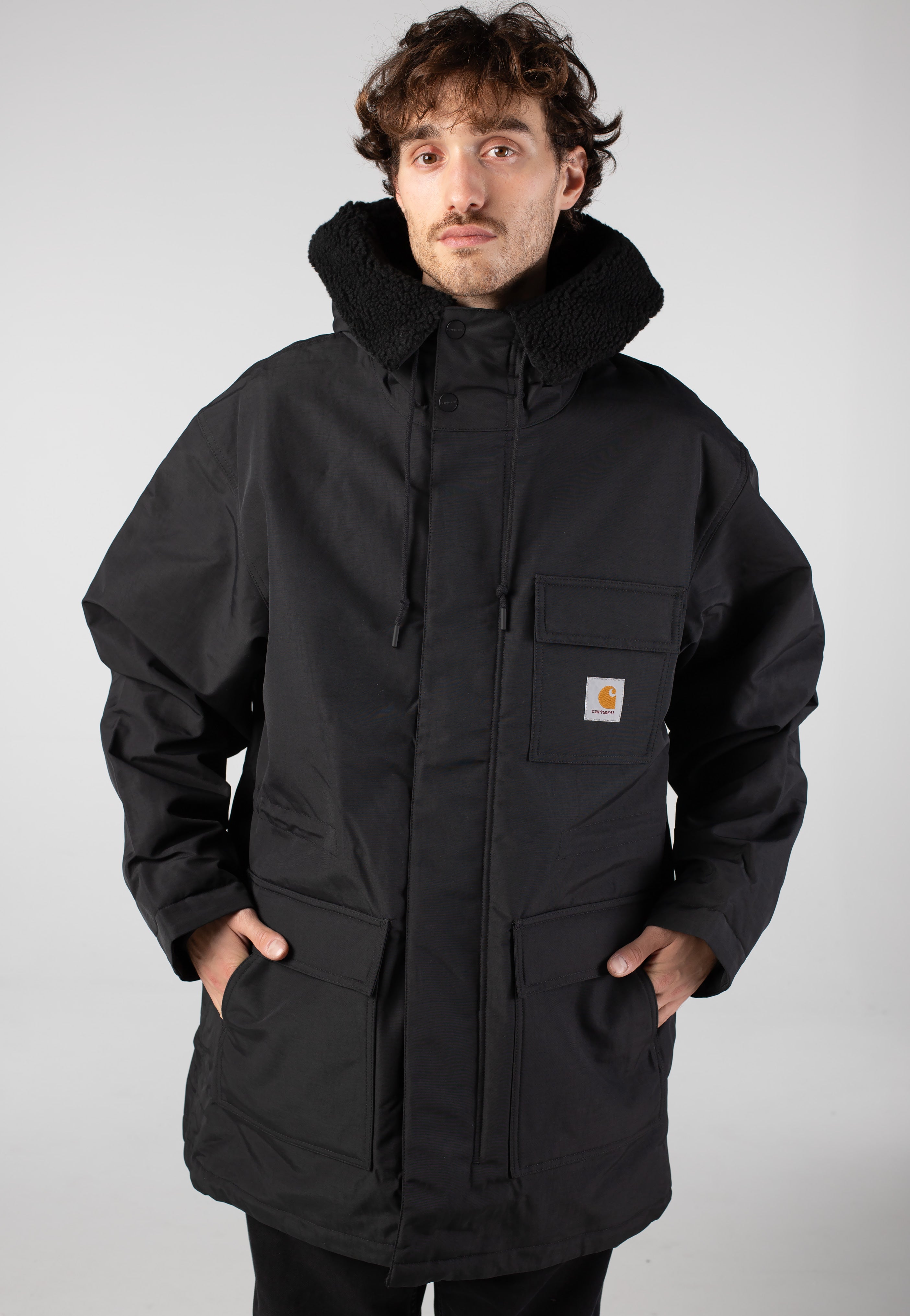 Carhartt WIP SIBERIAN PARKA 黒M フェード雰囲気 Carhartt WIP - Siberia Black - Jacket | Impericon