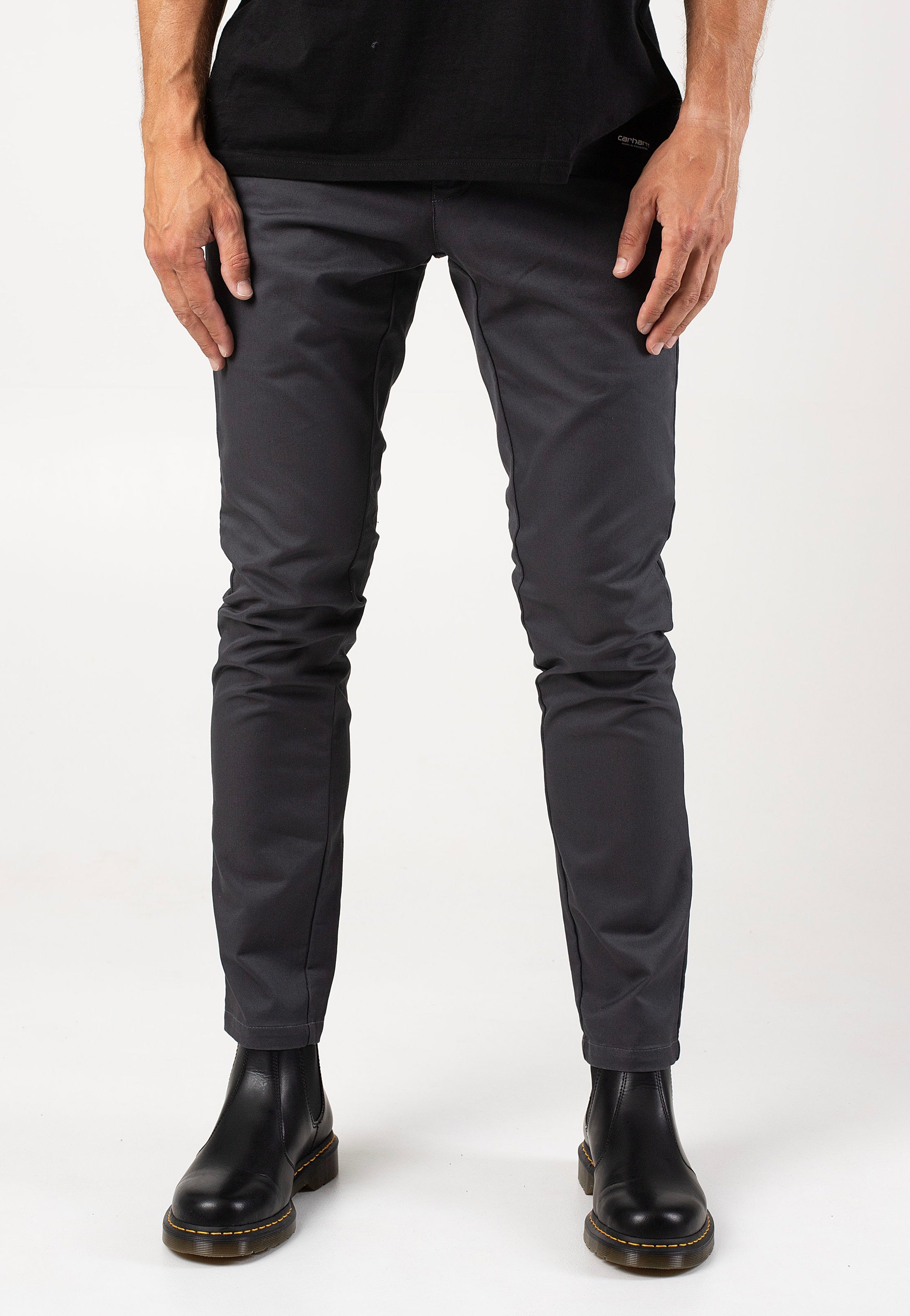 Carhartt WIP - Sid Rinsed Graphite - Pants | Impericon