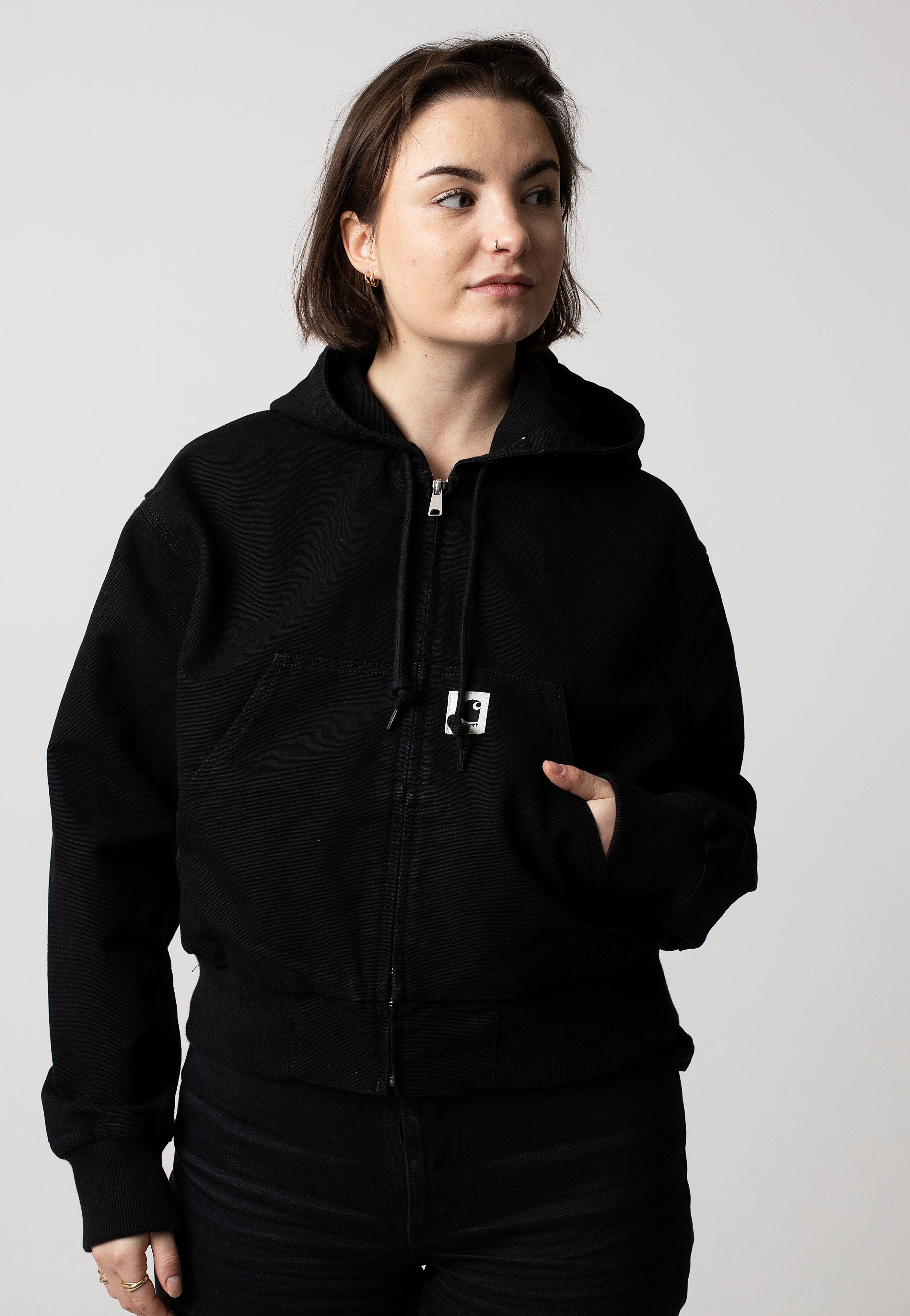 Carhartt WIP - W' Amherst Rinsed Black - Jacket