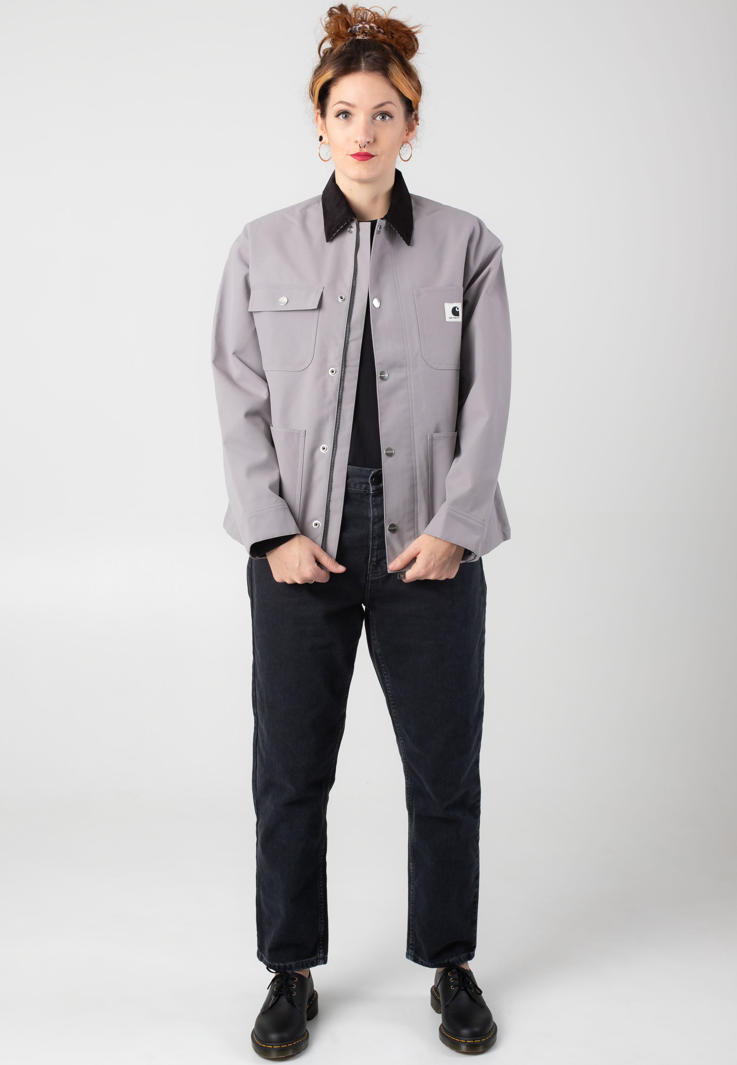 ジャケット・アウター Carhartt wip clampton jacket yosemite Carhartt WIP - W' Clapton Jacket yosemite / black | STIMM