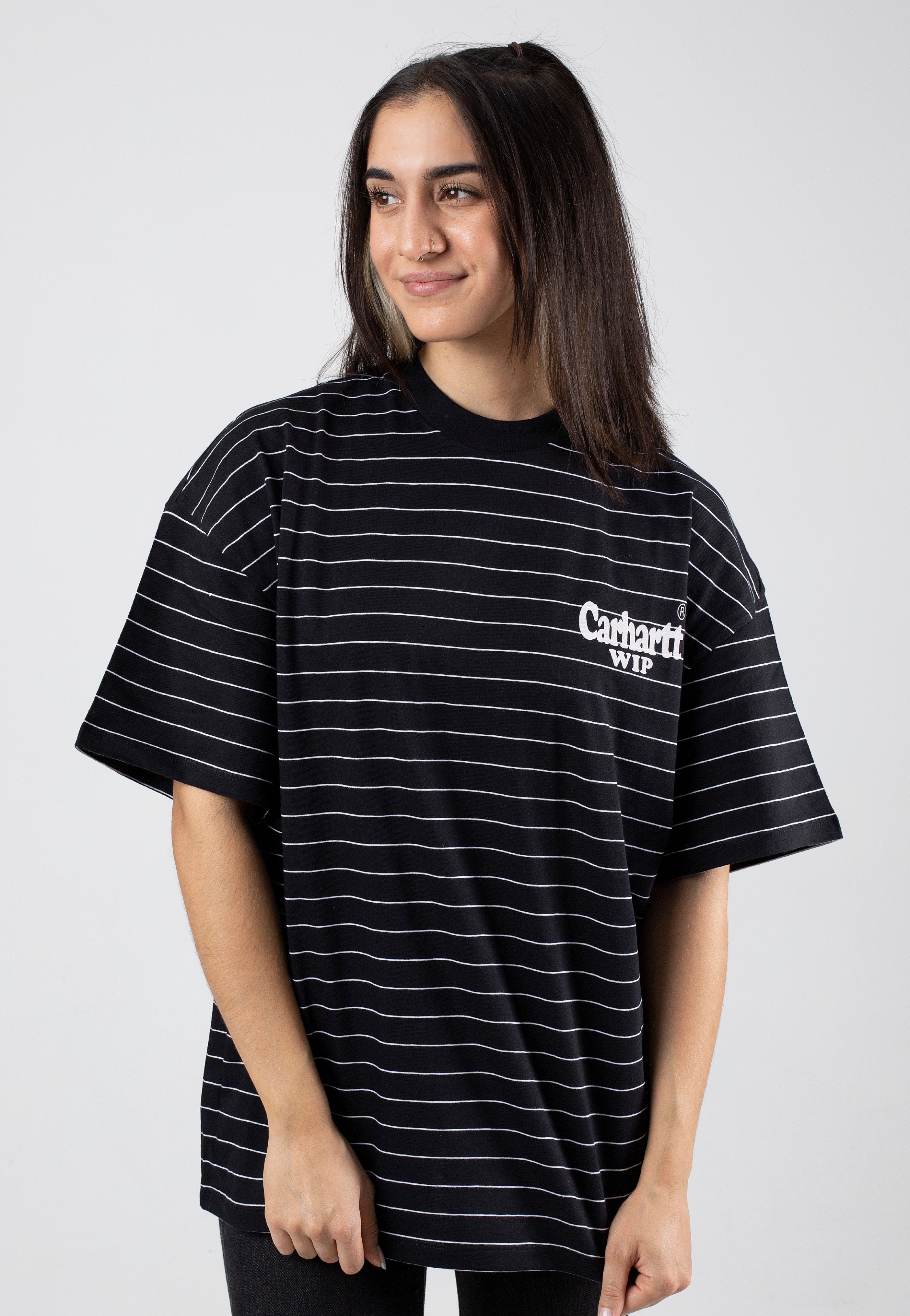 Carhartt WIP - W' Orlean Spree Orlean Stripe Horizontal/Black/White -