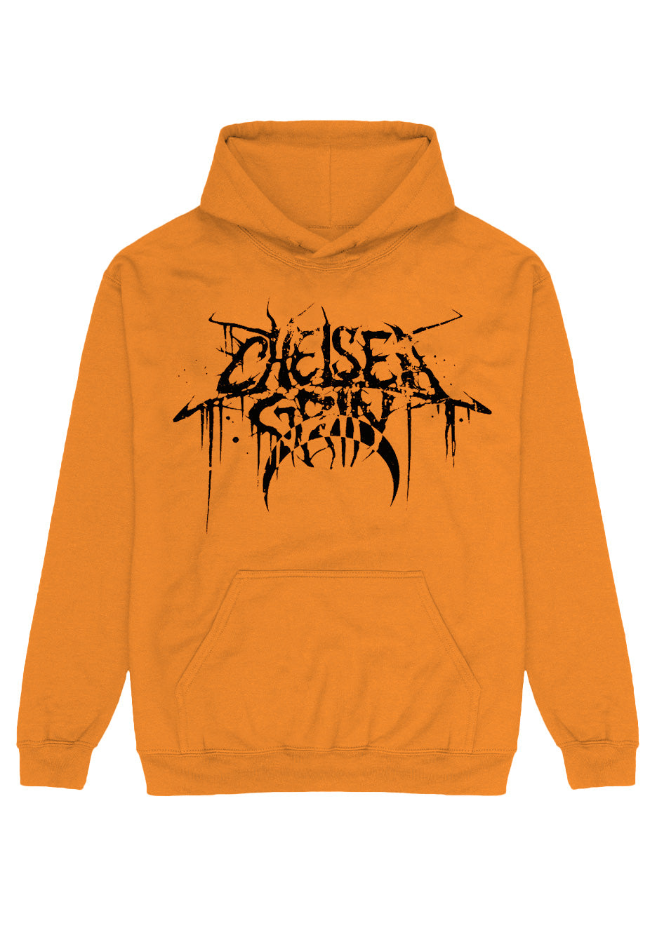 Chelsea Grin Skull Snake Orange Hoodie Impericon