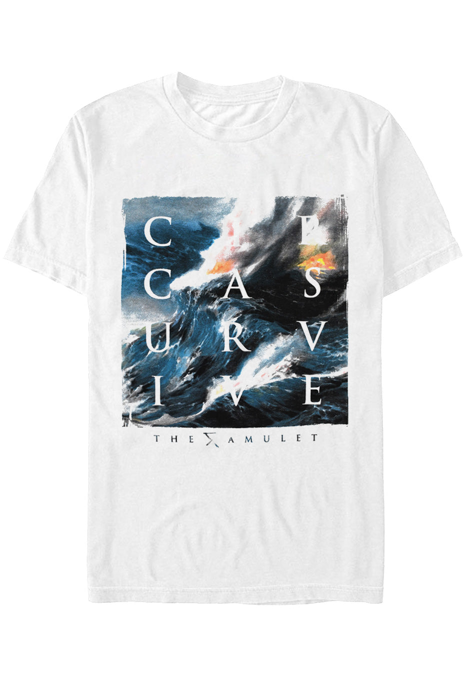 Circa Survive Waves White T-Shirt Impericon