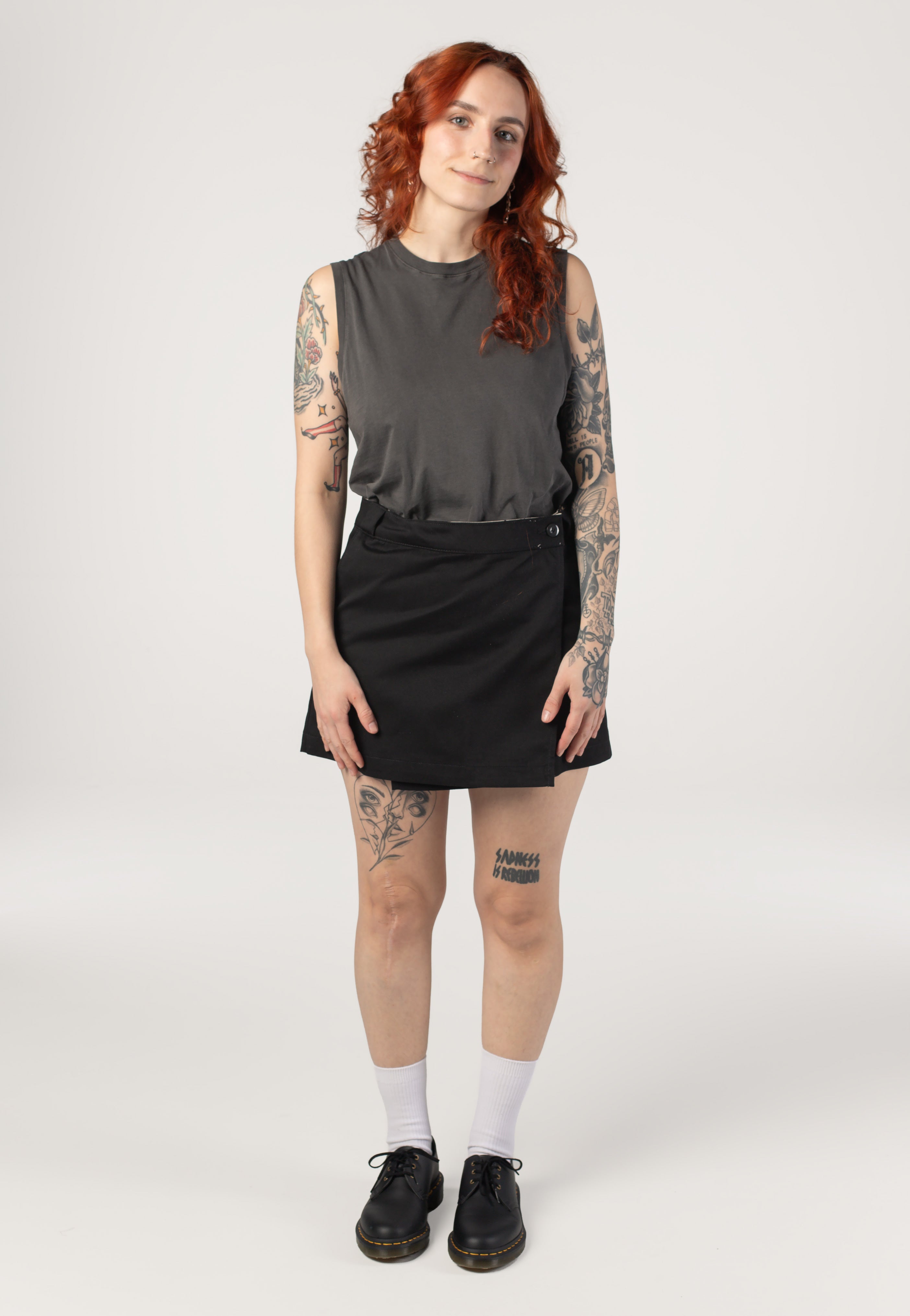 Dickies Union Wrap Black - Skirt | Impericon