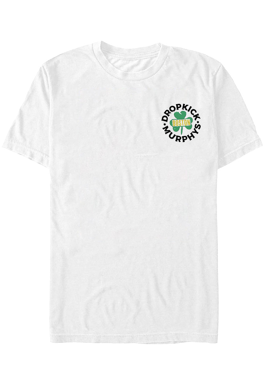 Dropkick Murphys Boston Badge White - T-Shirt | Impericon