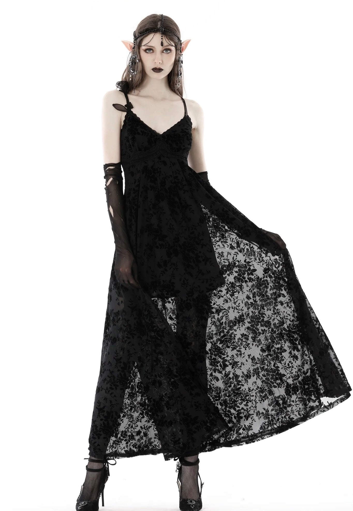 chinese dress ladies Nightshade Maxi Dress – Forest Ink