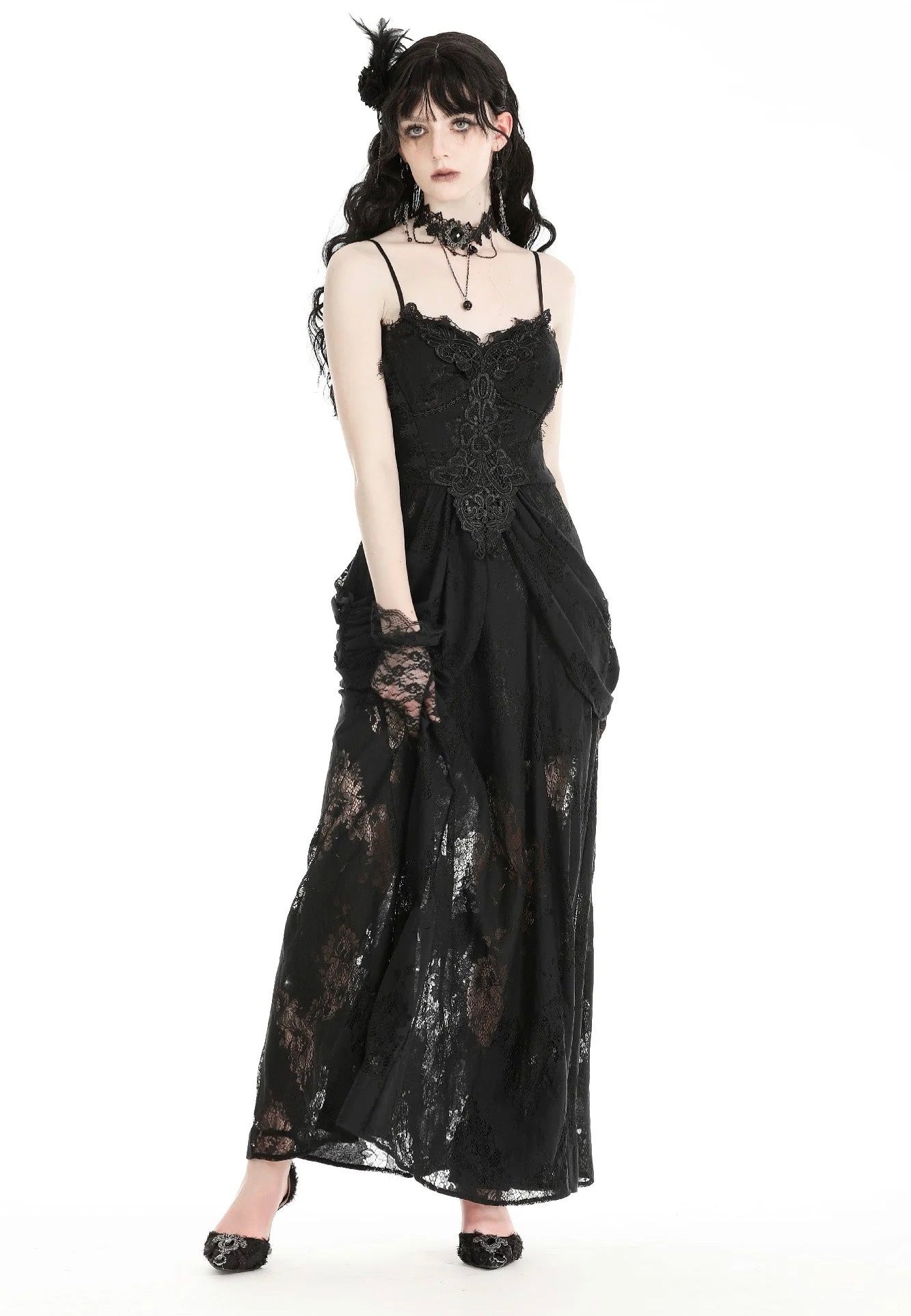 tartan plaid women's dress Made to Measure Red Gothic Victorian Wedding the gown combines a structured corset bodice with rich lace detailing to create a powerful and refined silhouette Goth Armour by Chotronette -