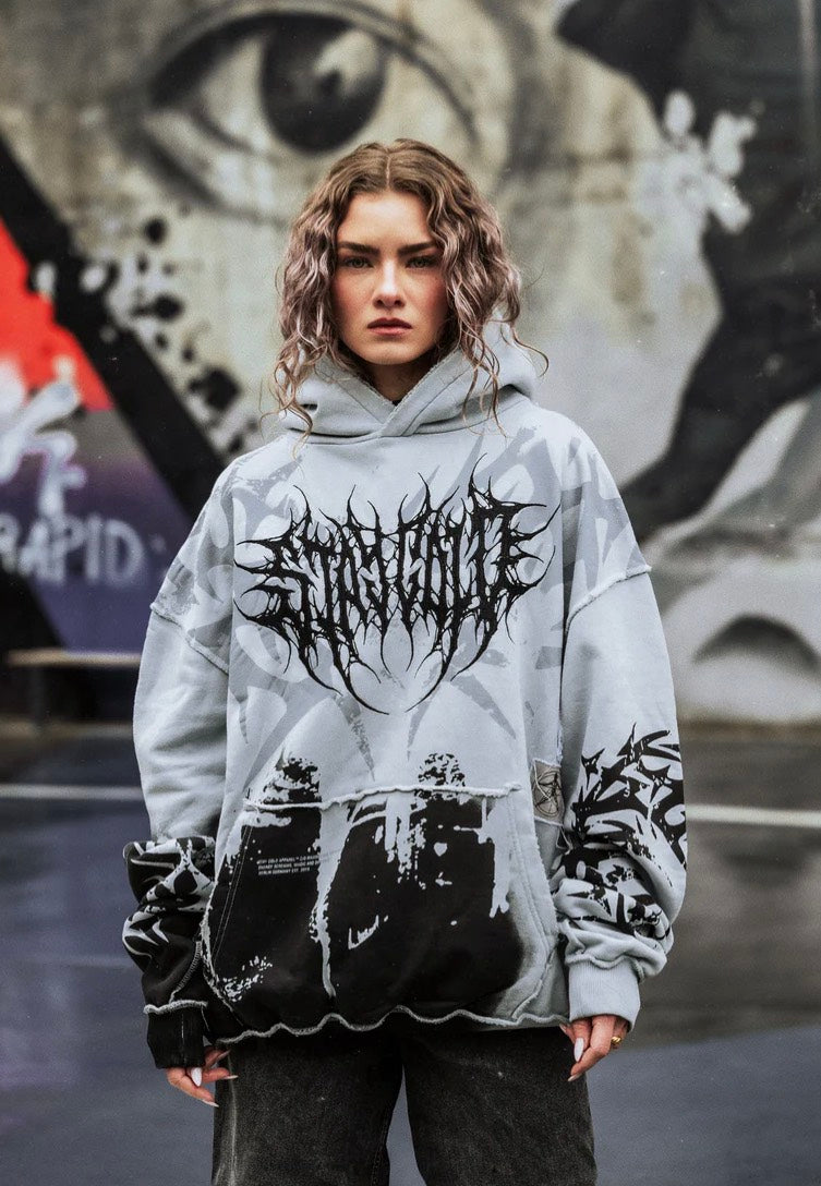 setupexe トップス シズニルック パーカー Stay Cold Apparel Earthworn Heavy Oversized Blue - Hoodie | Impericon