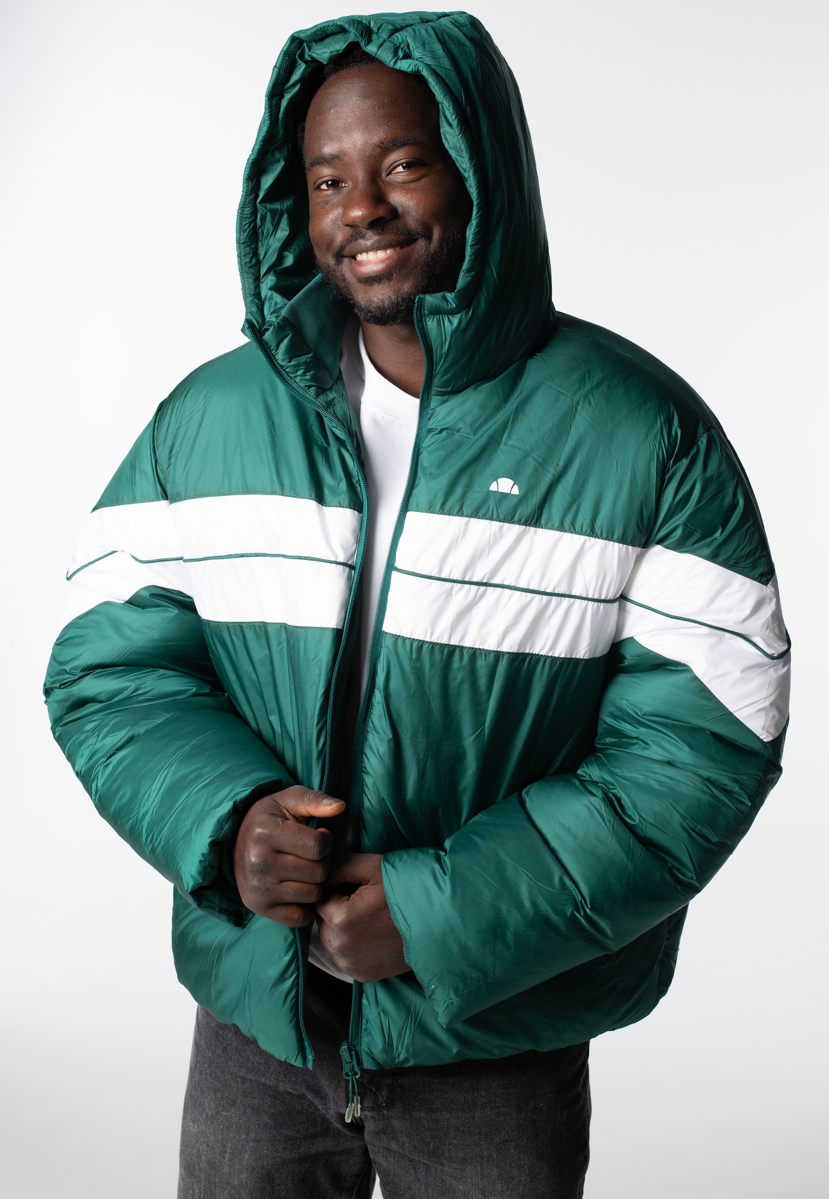 Ellesse - Pollas Puffer Dark Green - Jacket - Green - XL