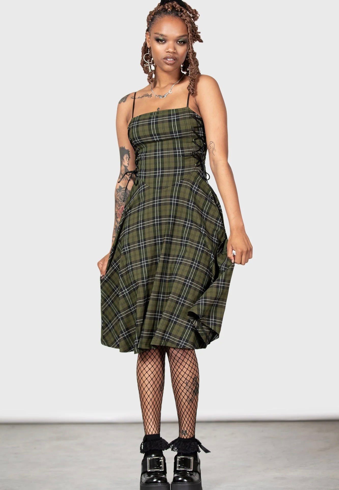 Killstar - Elyswyth Strapless Green - Dress | Impericon