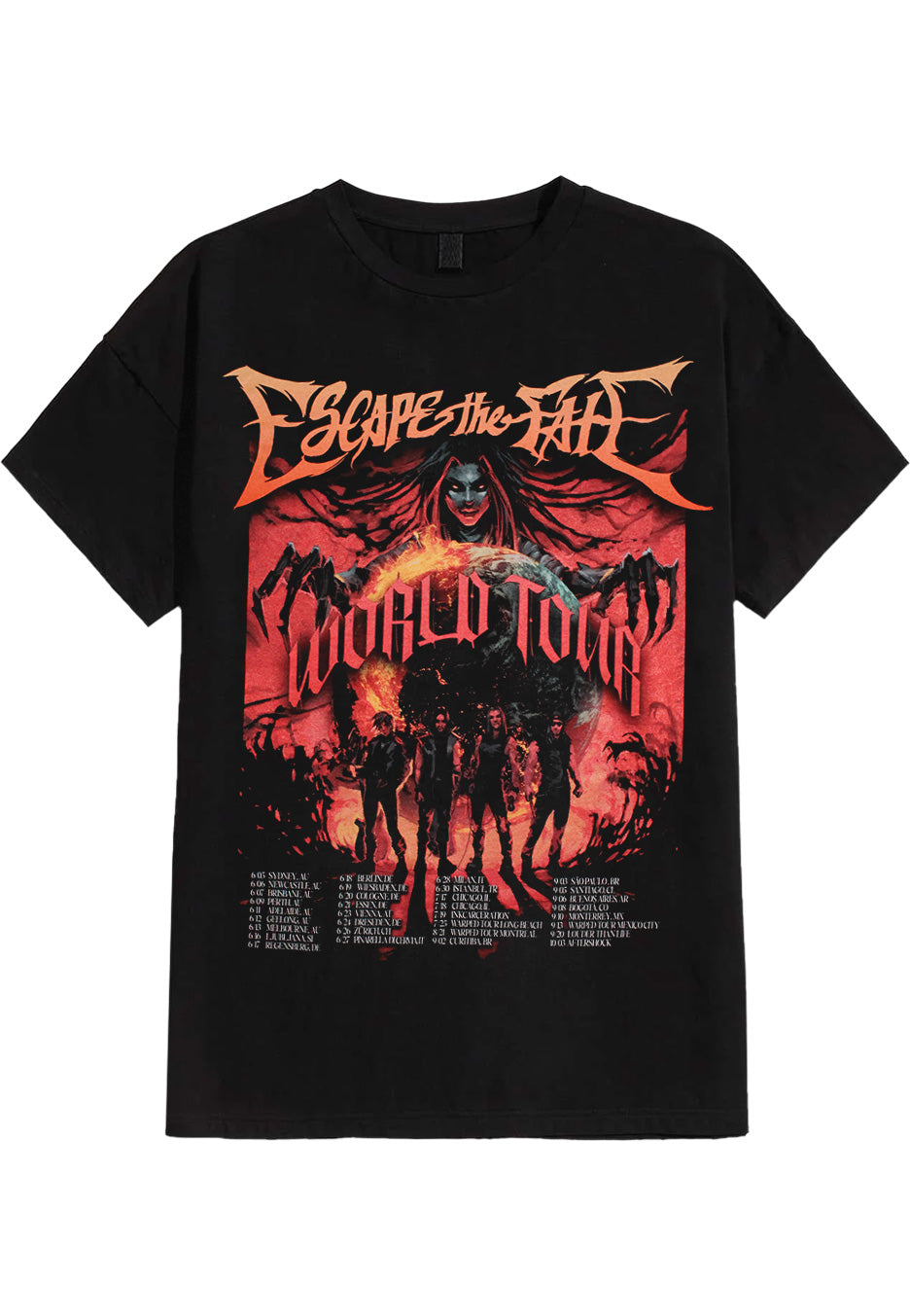 Escape The Fate World Tour 2026 - T-Shirt | Impericon