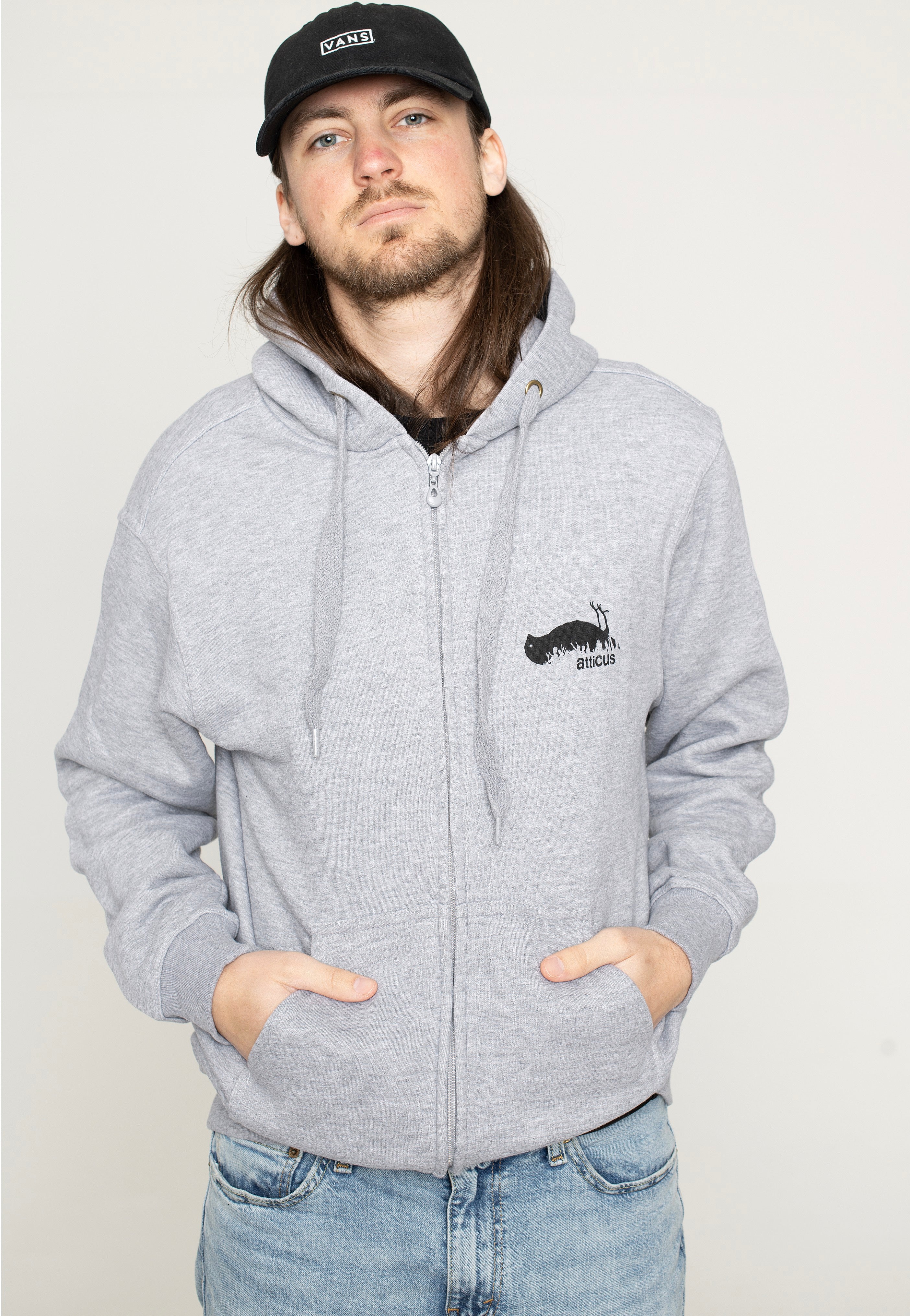 Atticus Event Zip Heather Grey Zipper Impericon