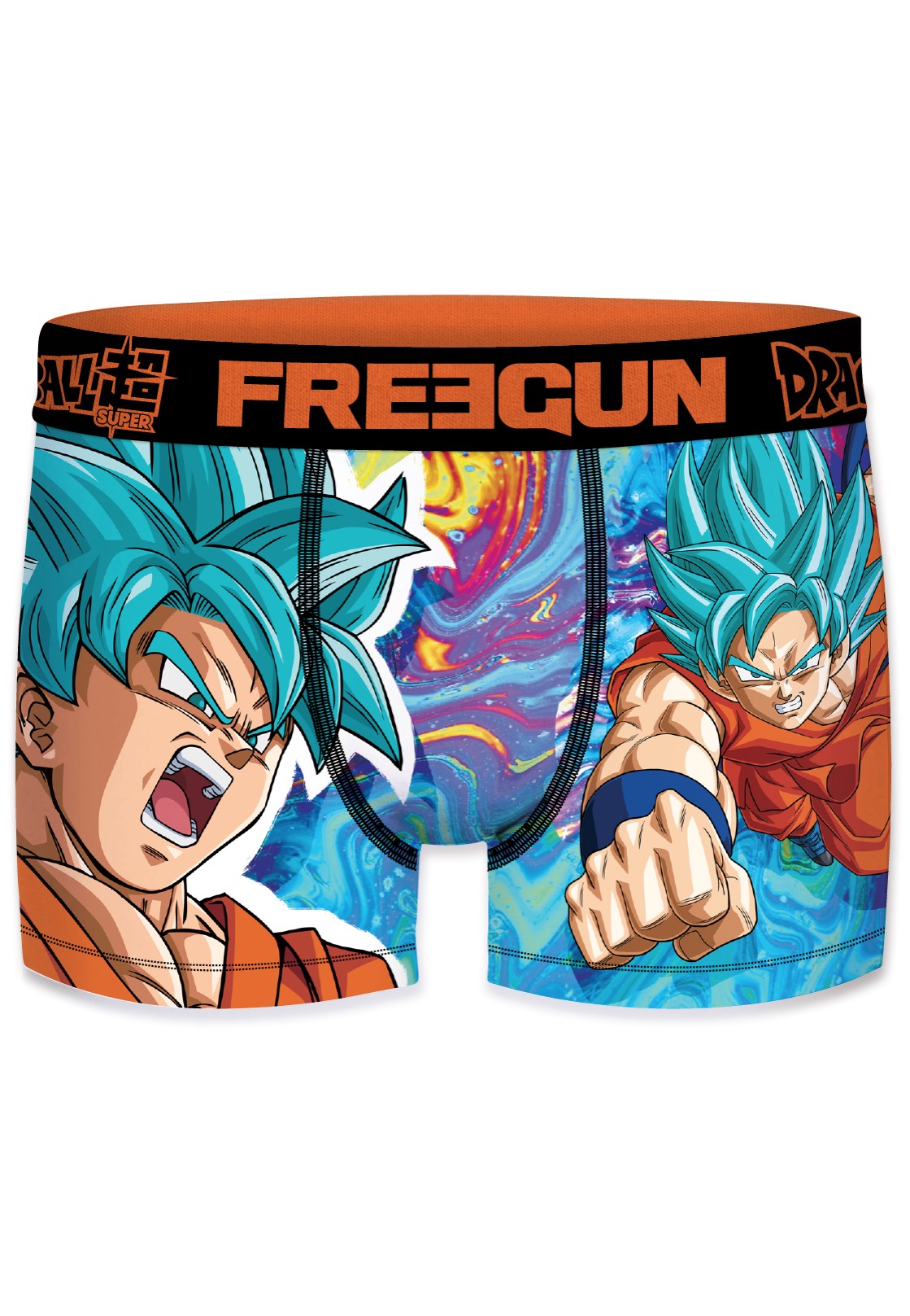 FREEGUN Herren-Boxershorts Dragon Ball Z – Mikrofaser Mit Elastischem Bund
