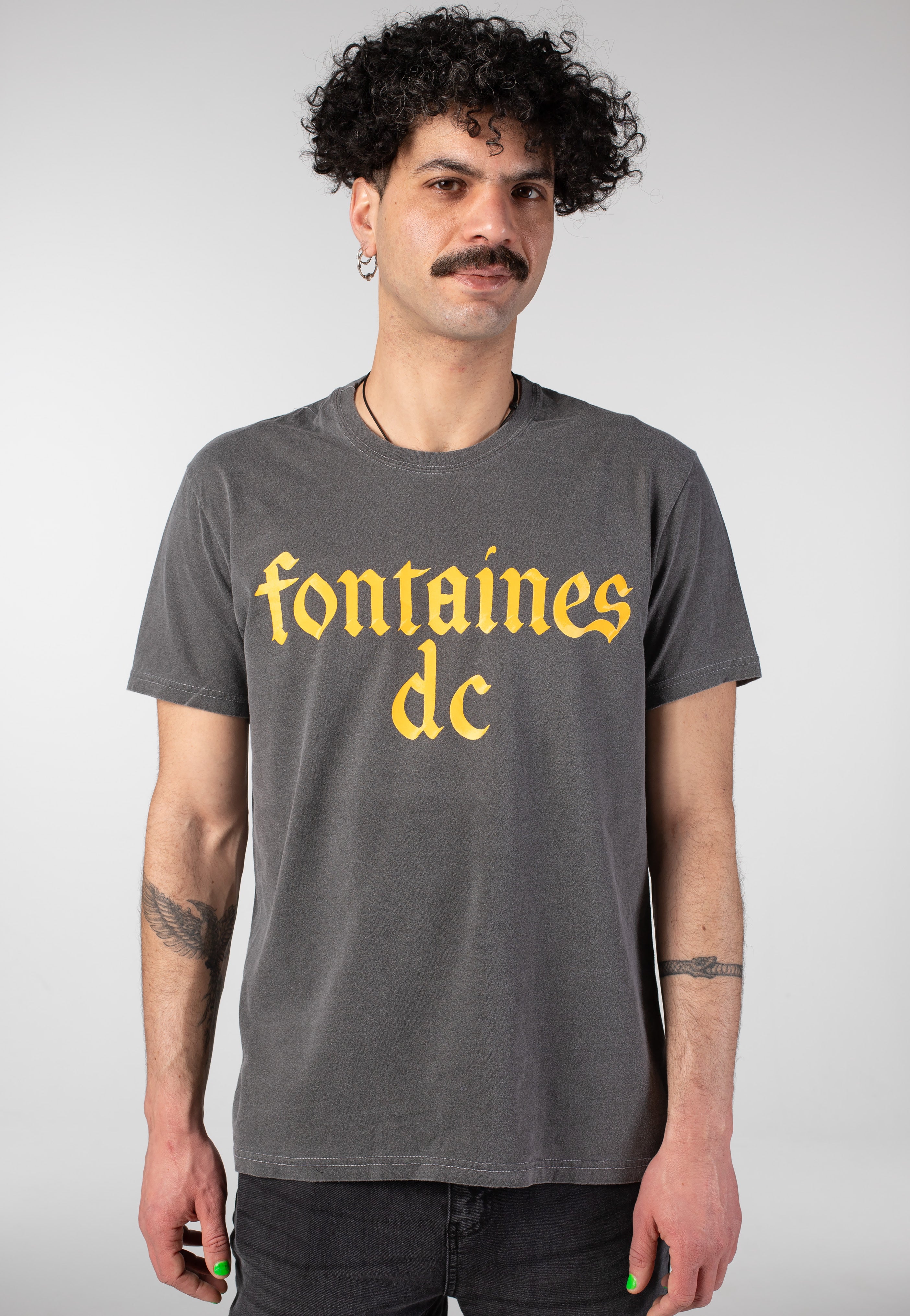 Fontaines D.C. - Gothic Logo Stone Wash - T-Shirt | Impericon