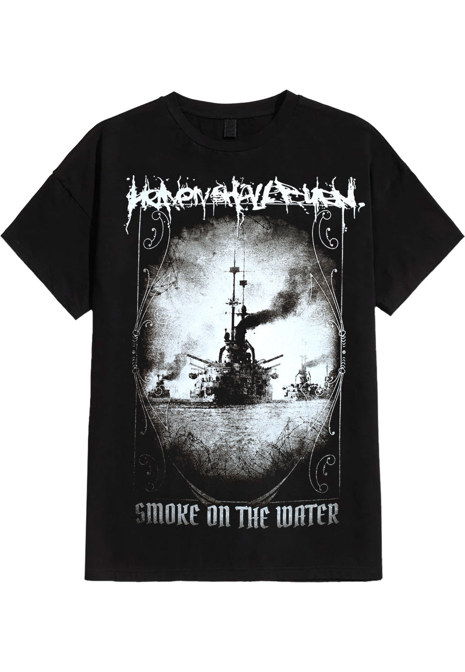 Marduk 'Heaven Shall Burn' Black Band T-Shirt - Official Licensed Music Merch, Cotton Tee, Unisex Fit - View #4