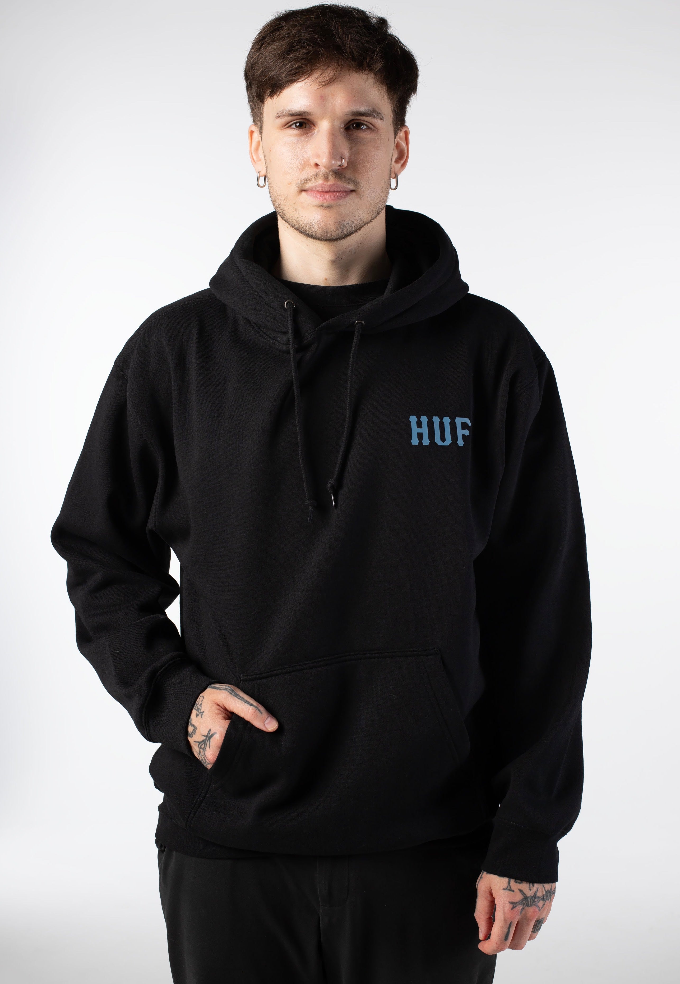 HUF Huf Classic H Black - Hoodie | Impericon