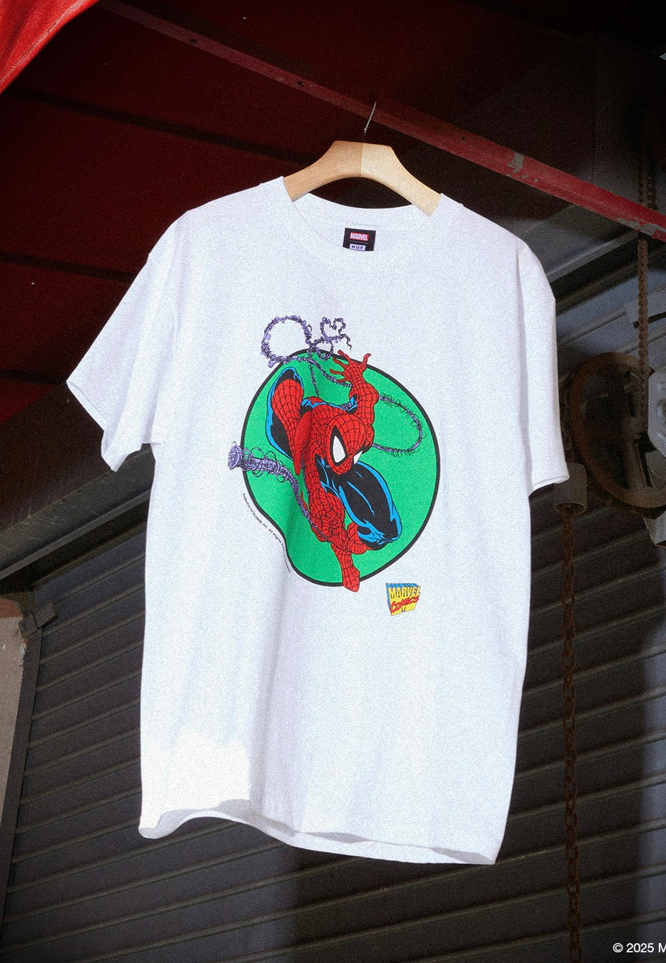 HUF x Spider-Man x Spiderman Three Hundred White - T-Shirt | Impericon