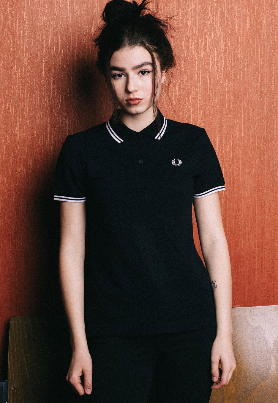 Fred Perry Twin Tipped Black - Polo | Impericon