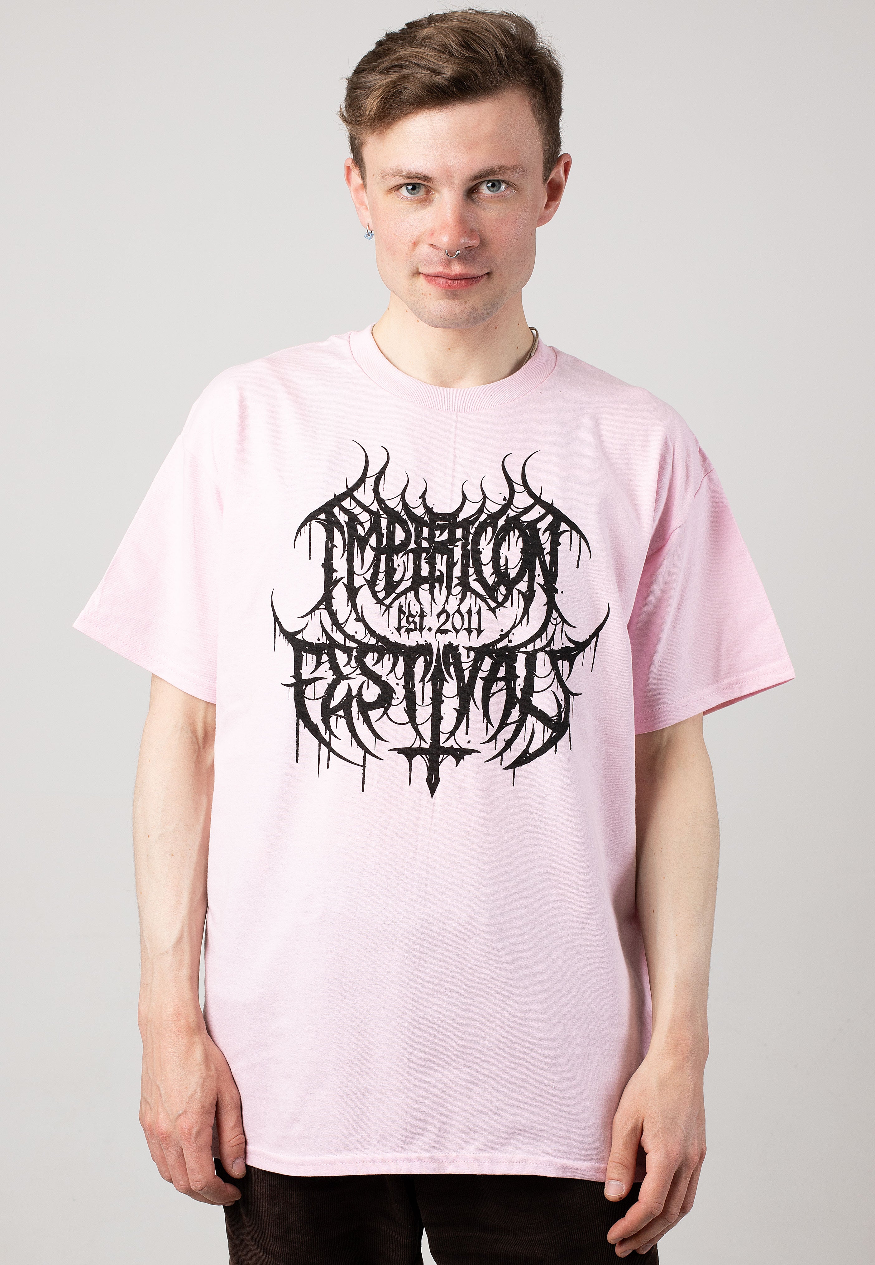 Impericon Festival Black Metal Est. 2011 Light Pink - T-Shirt