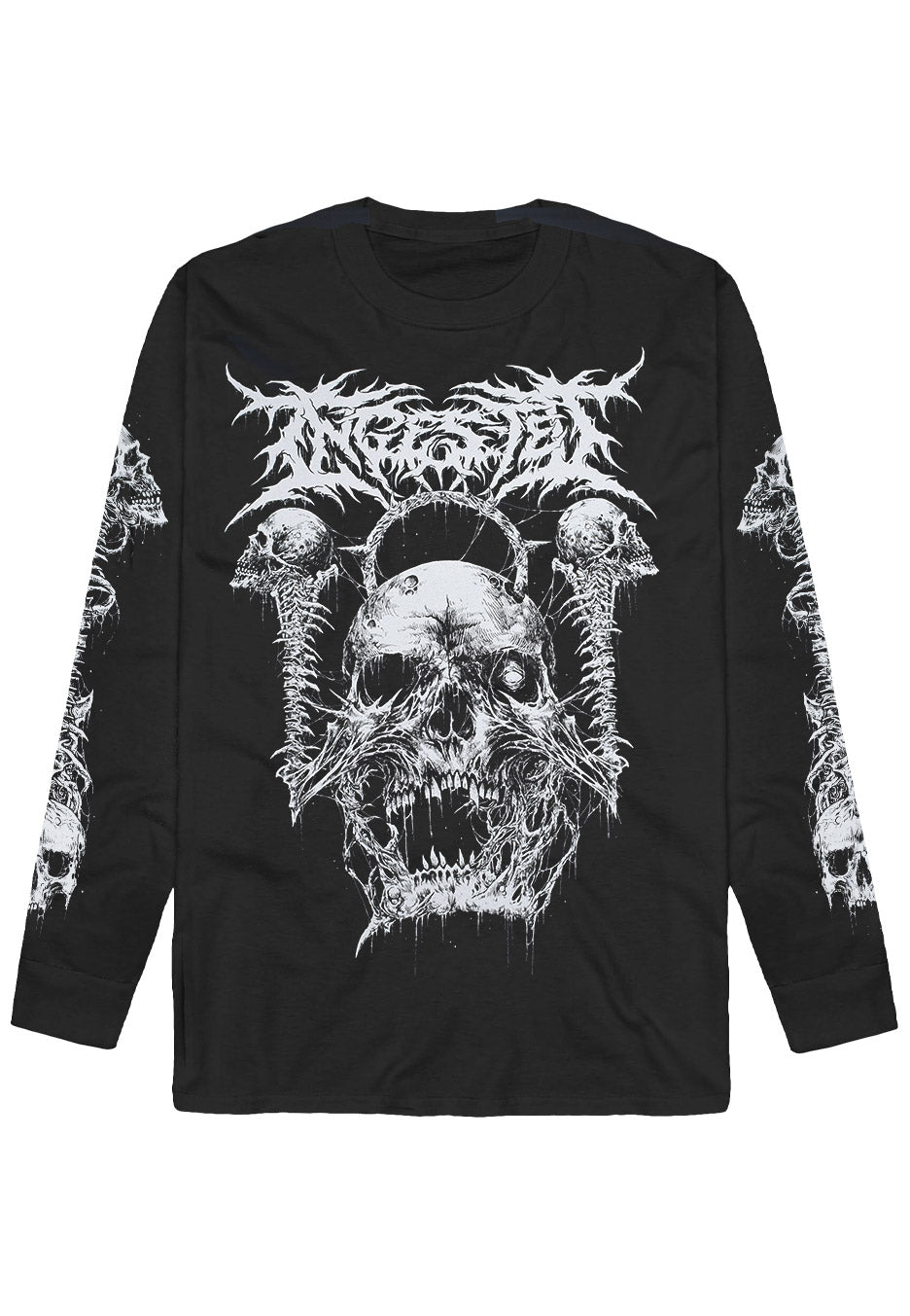 トップス A MACHINE / Long Sleeve T-shirt Ingested - Endless Machine - Longsleeve | Impericon